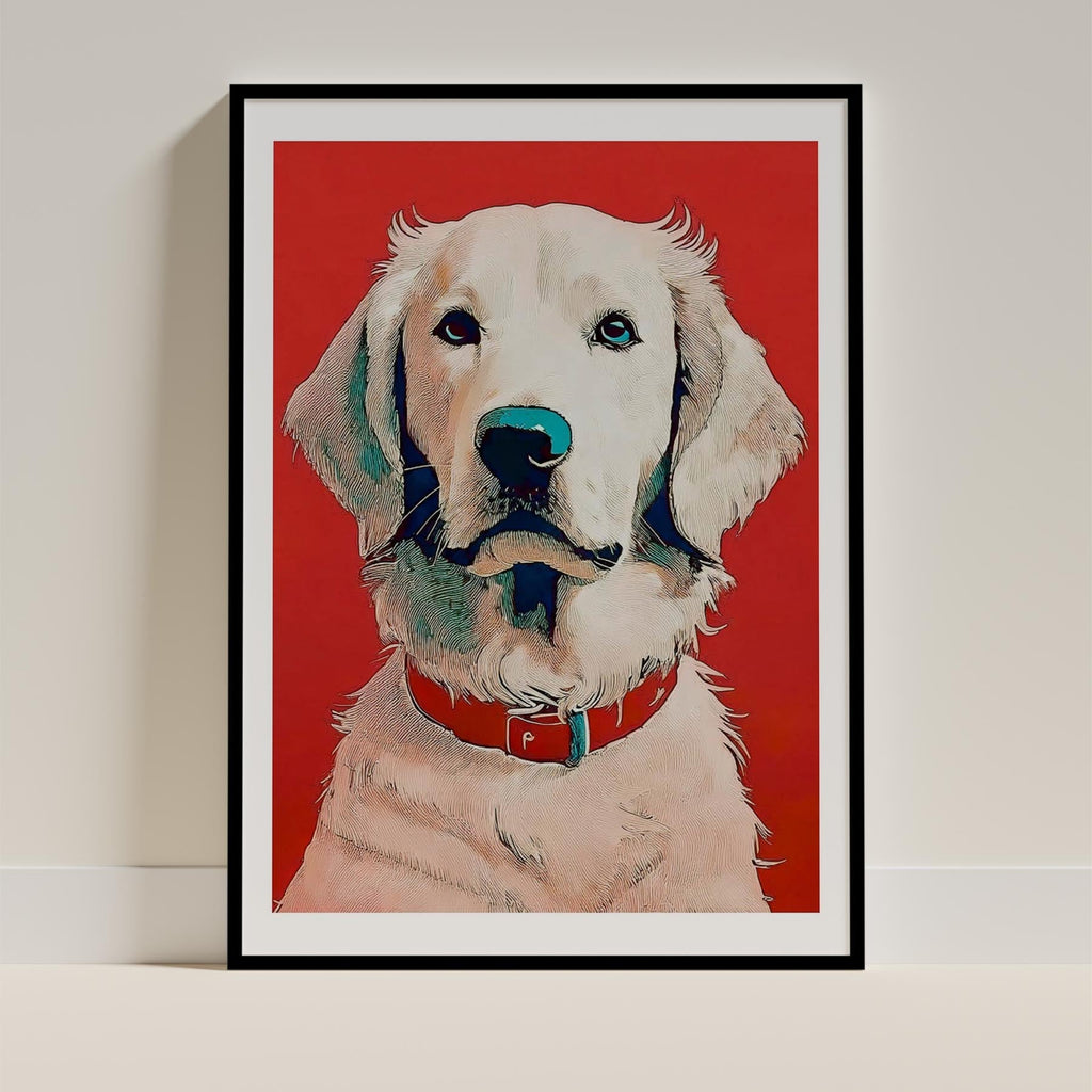 Curly Coated Retriever Red Dog Series image 0