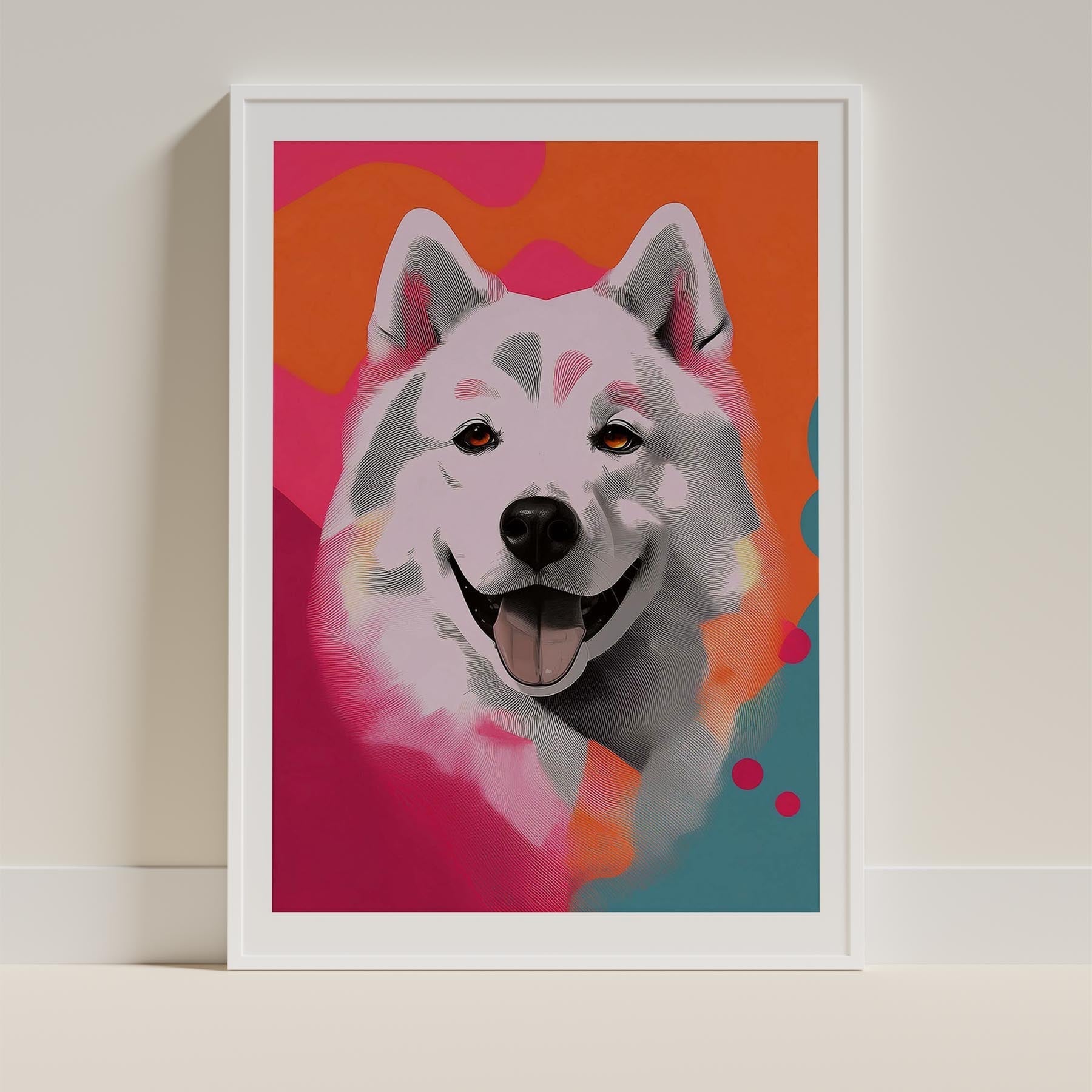 Samoyed Modern Pop Dog Series image 9
