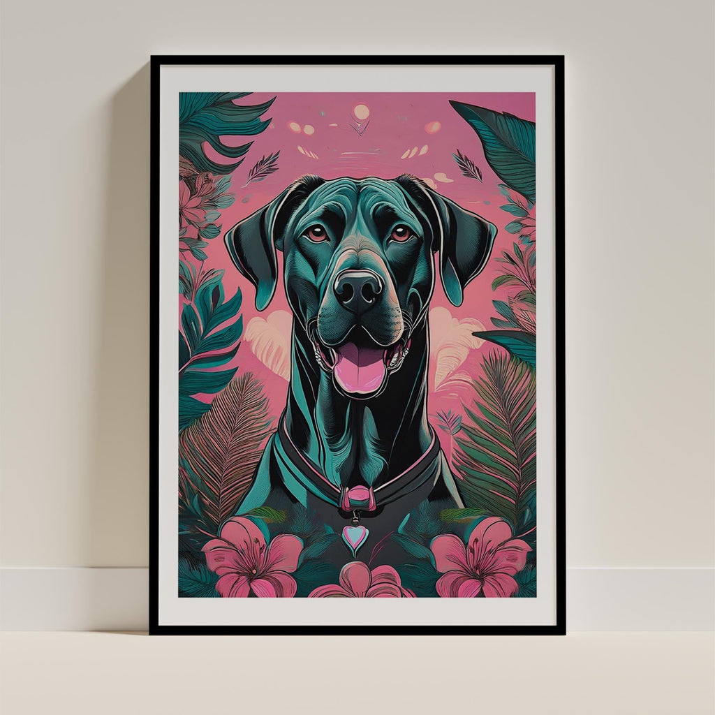 Great Dane Flowery Dog image 11