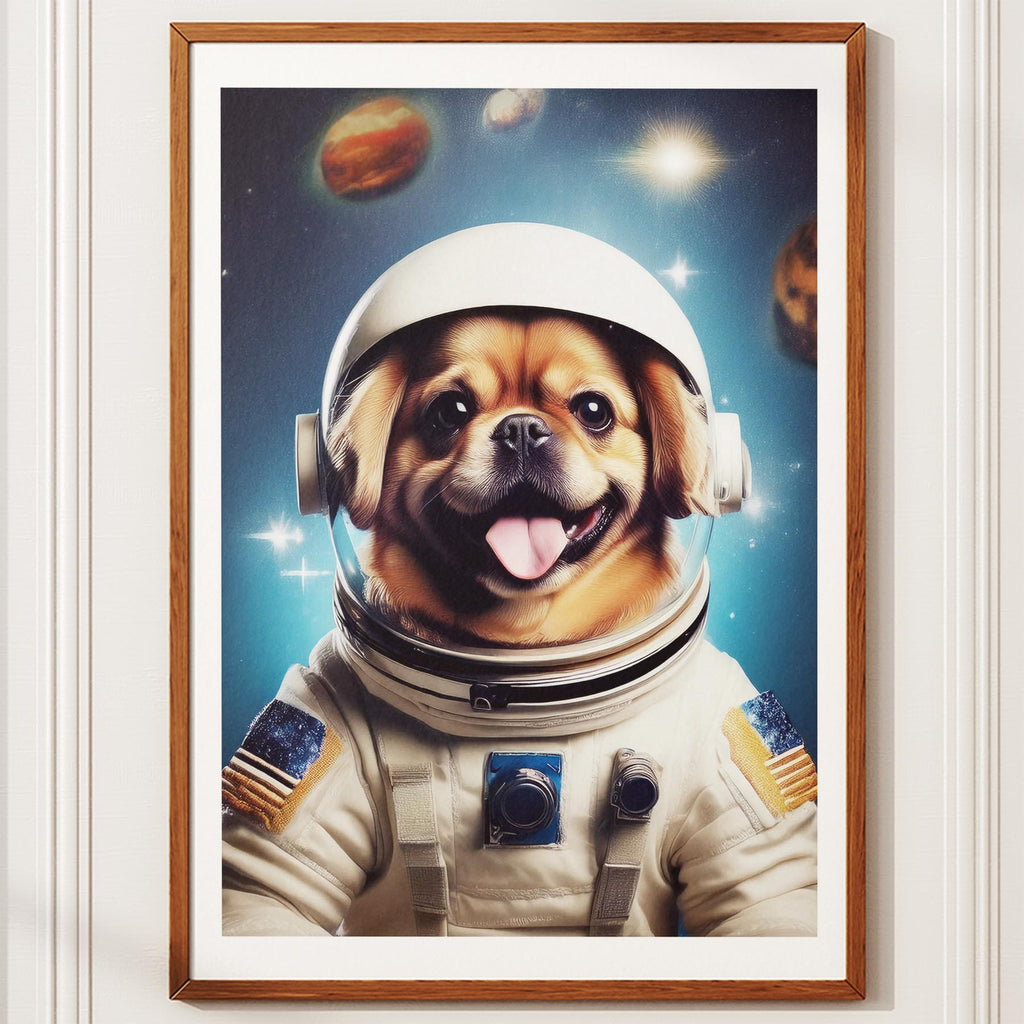 Pekingese Astronaut Dog Series image 10