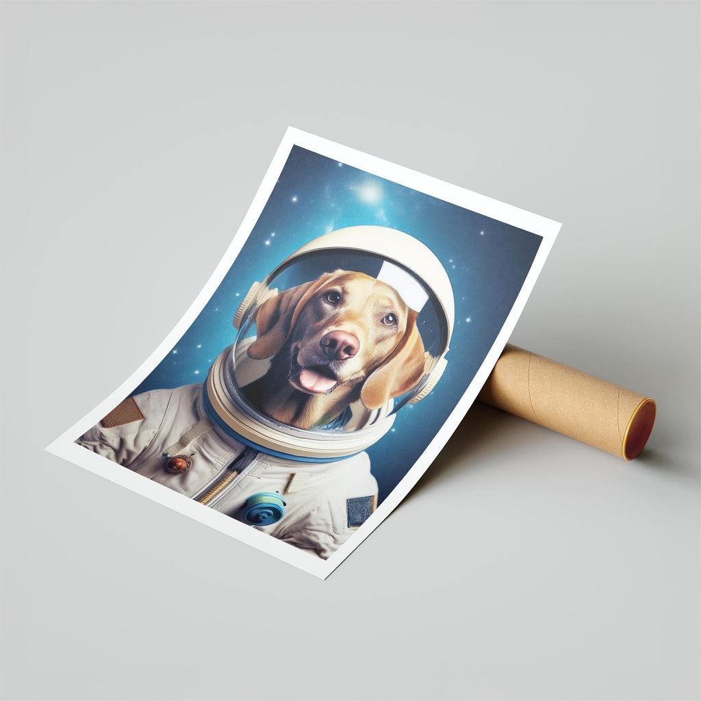 Hungarian Vizsla Astronaut Dog Series image 6