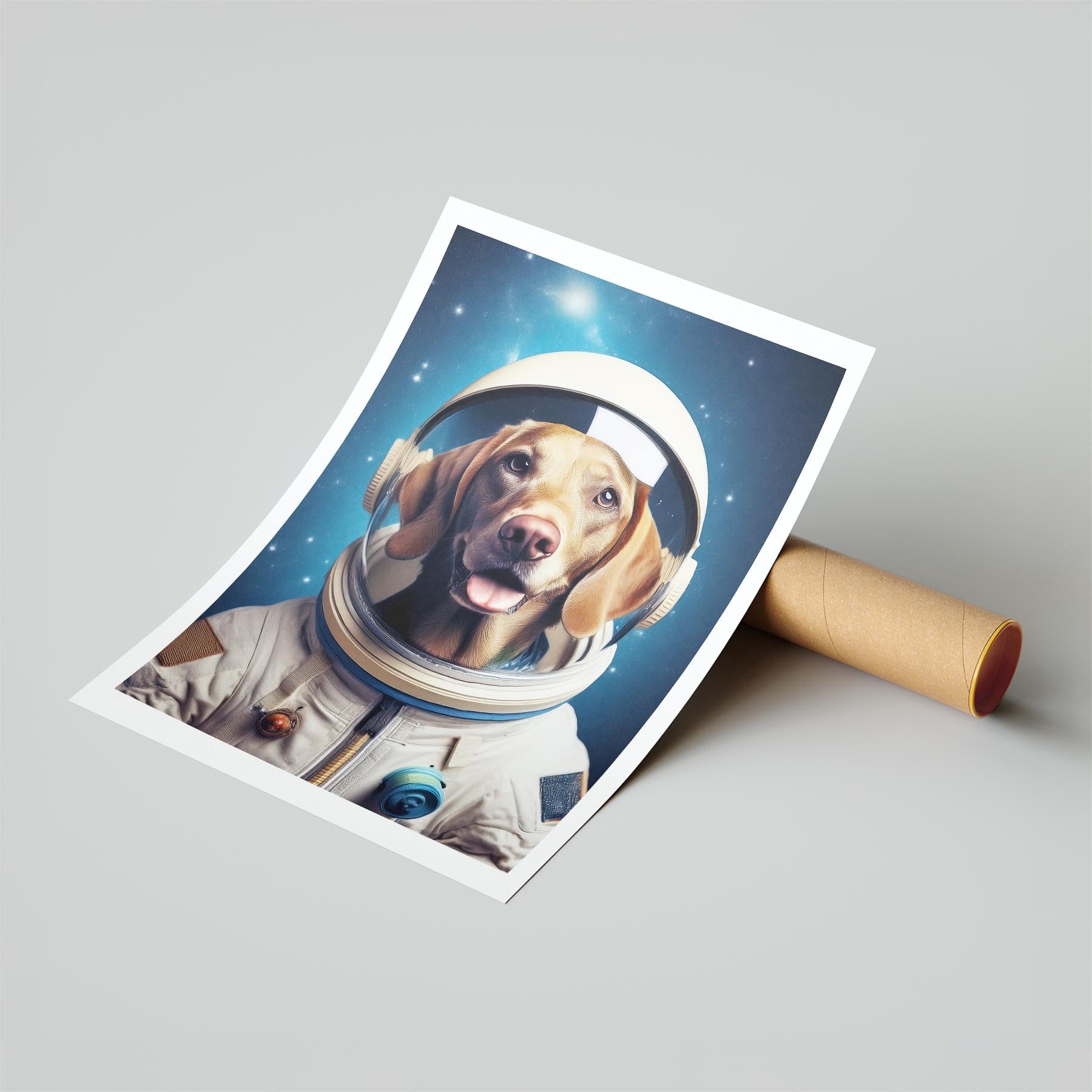 Hungarian Vizsla Astronaut Dog Series image 6