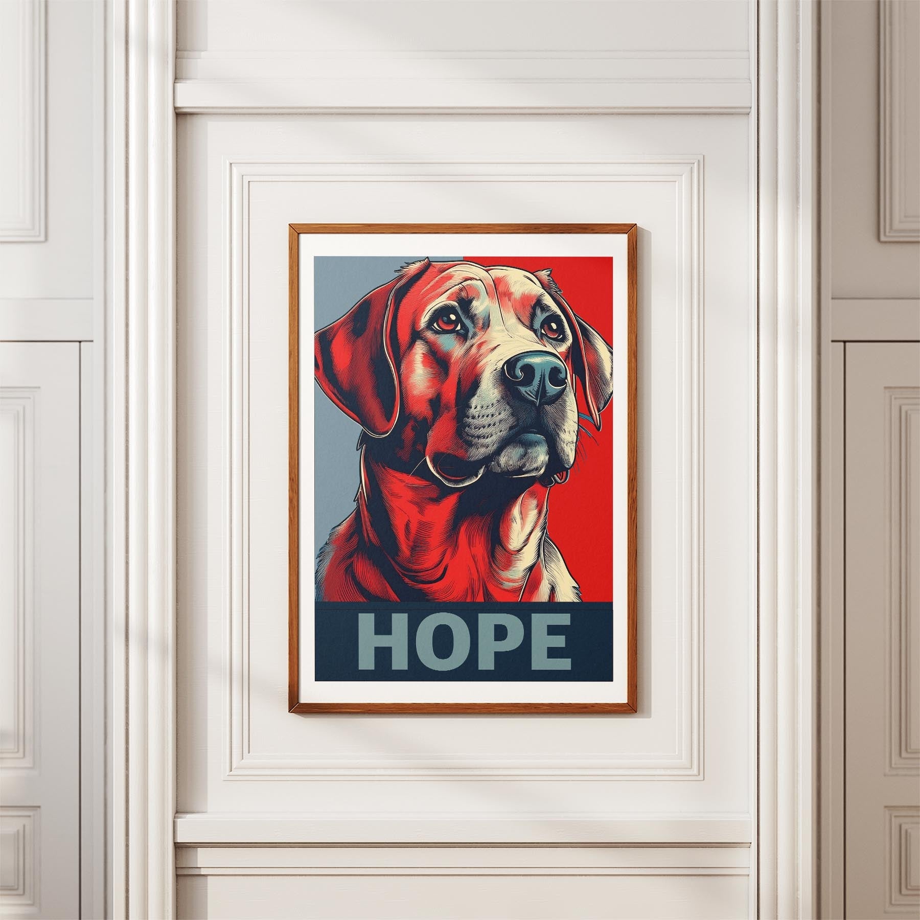 Labrador Retriever HOPE Series Inspired by the Obama Poster image 3
