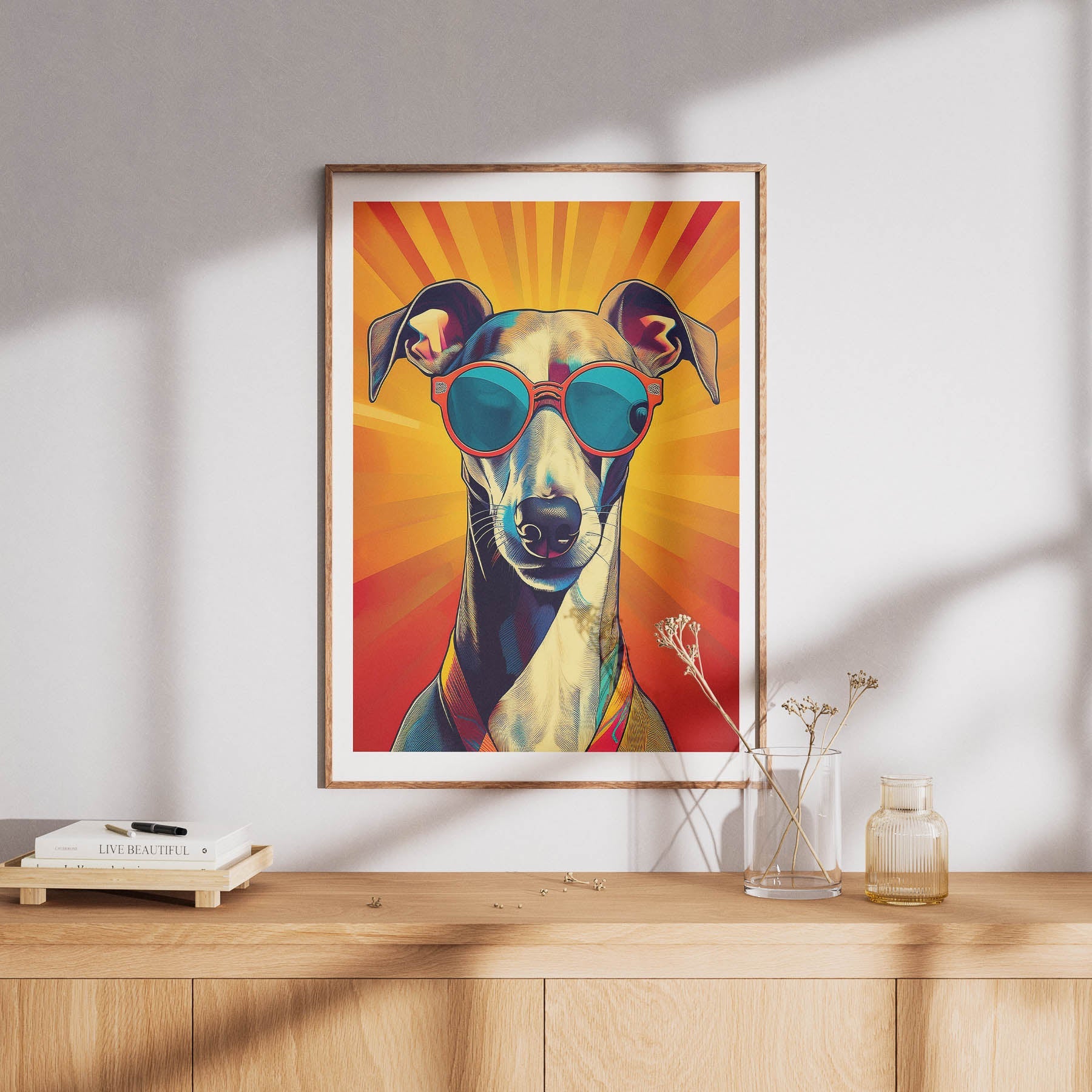 Grayhound In Colourful Sunnies 1 image 8