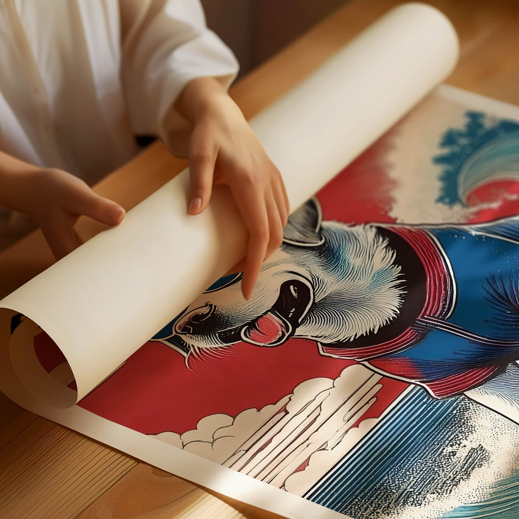 Labrador Retreiver Hokosai Surfer Dogs 2 image 3