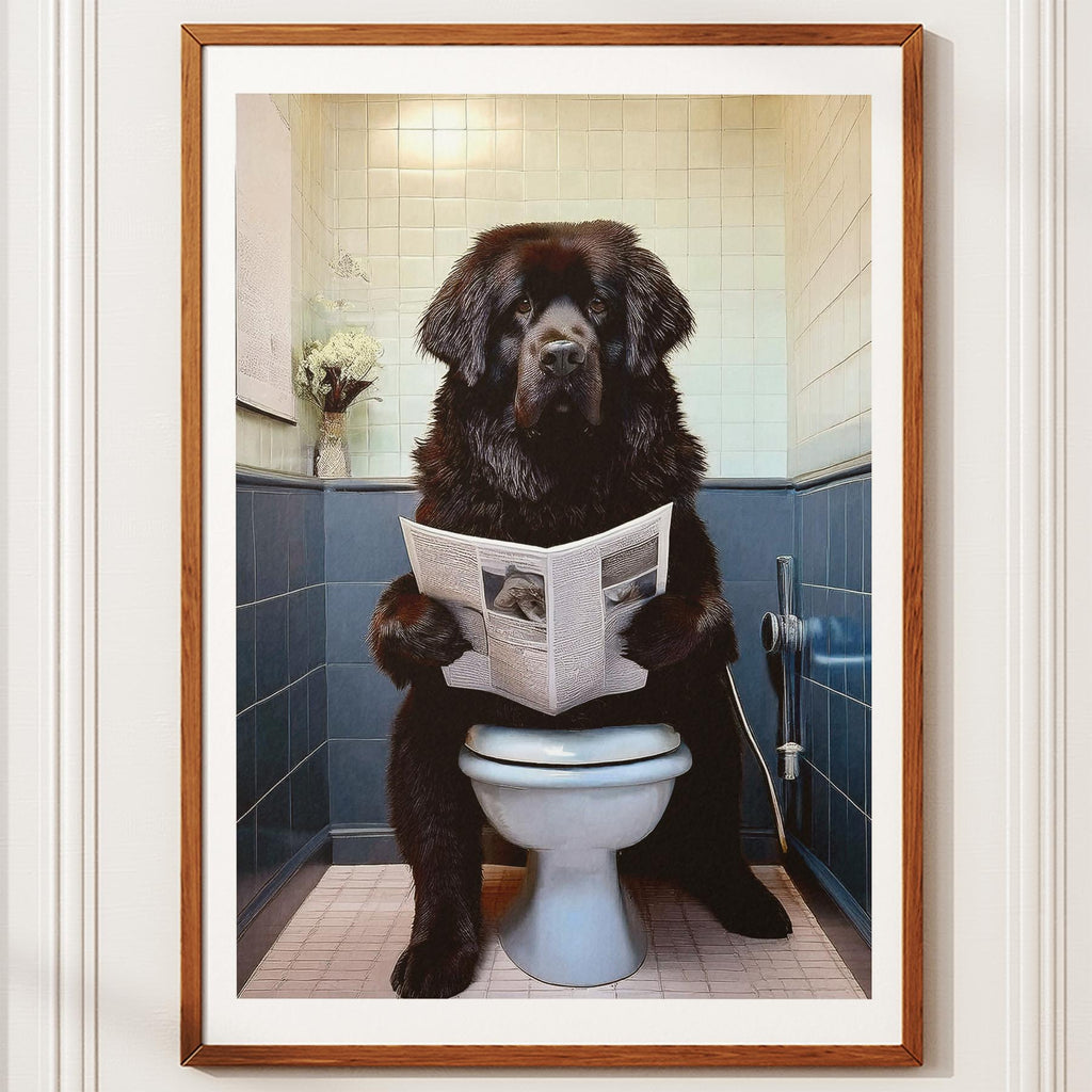 Newfoundland Toilet Humour Dog Series 1 image 10