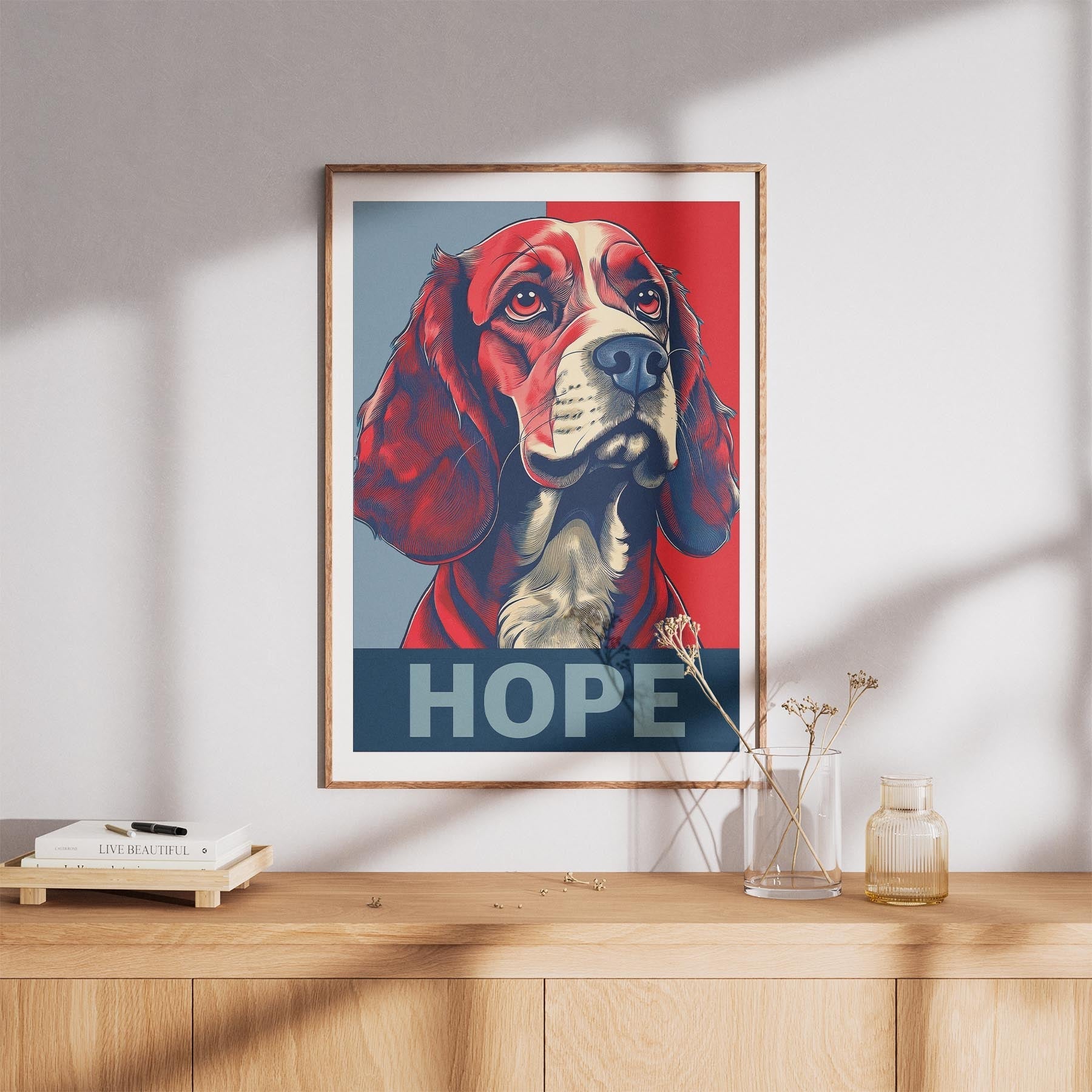 Cocker Spaniel HOPE Series Inspired by the Obama Poster image 8