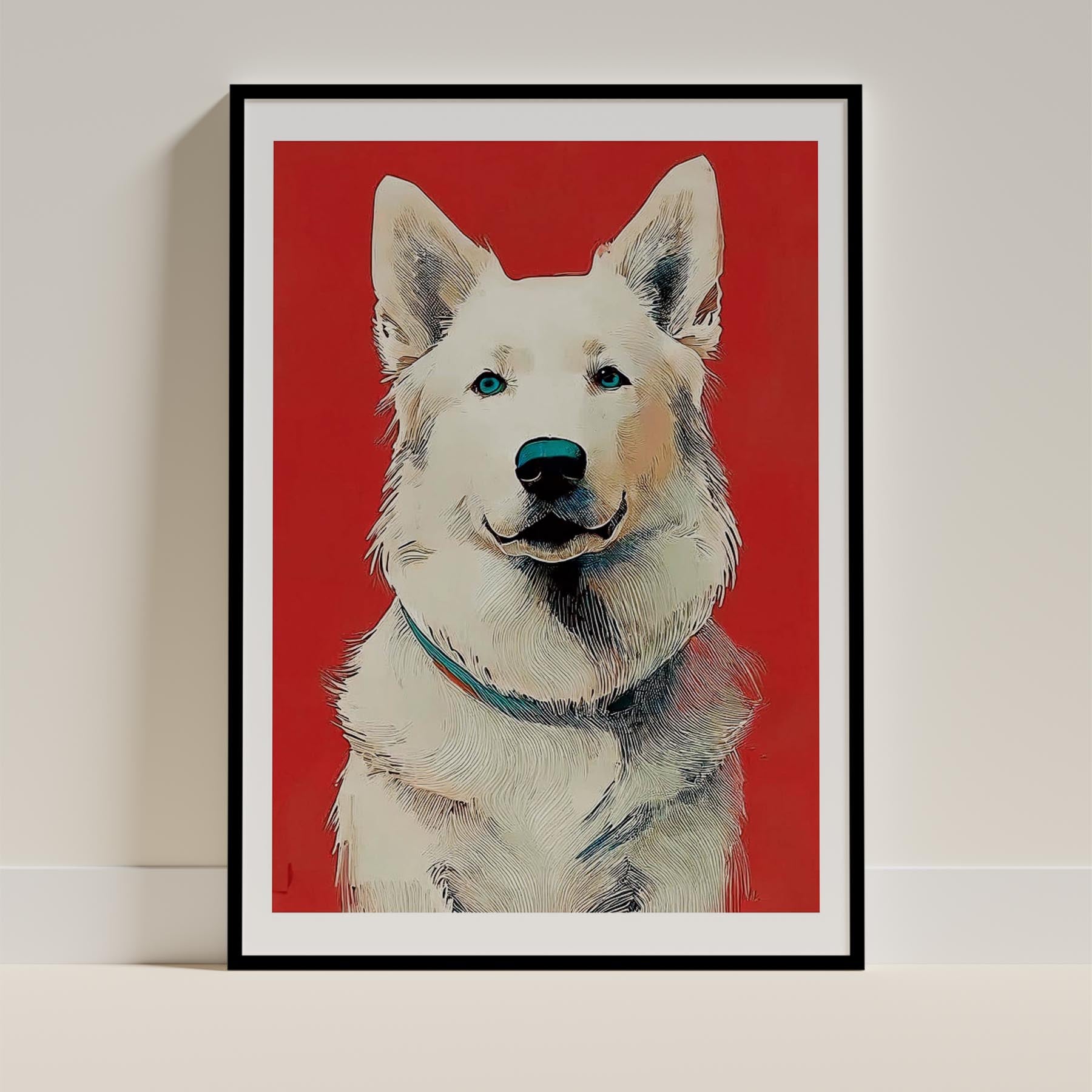 Maremma Dog Art Print Unframed | 7 Unique Designs | Wall Art Gift for Dog Lovers | Dogsy & Co