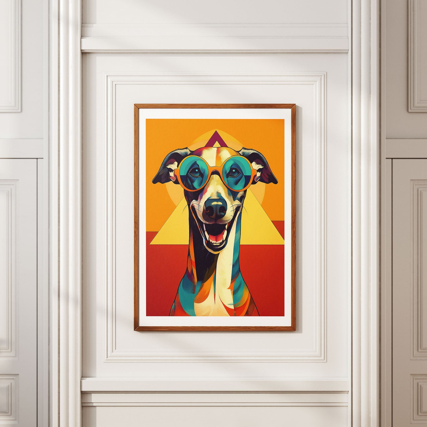 Greyhound In Colourful Sunnies 1 image 2