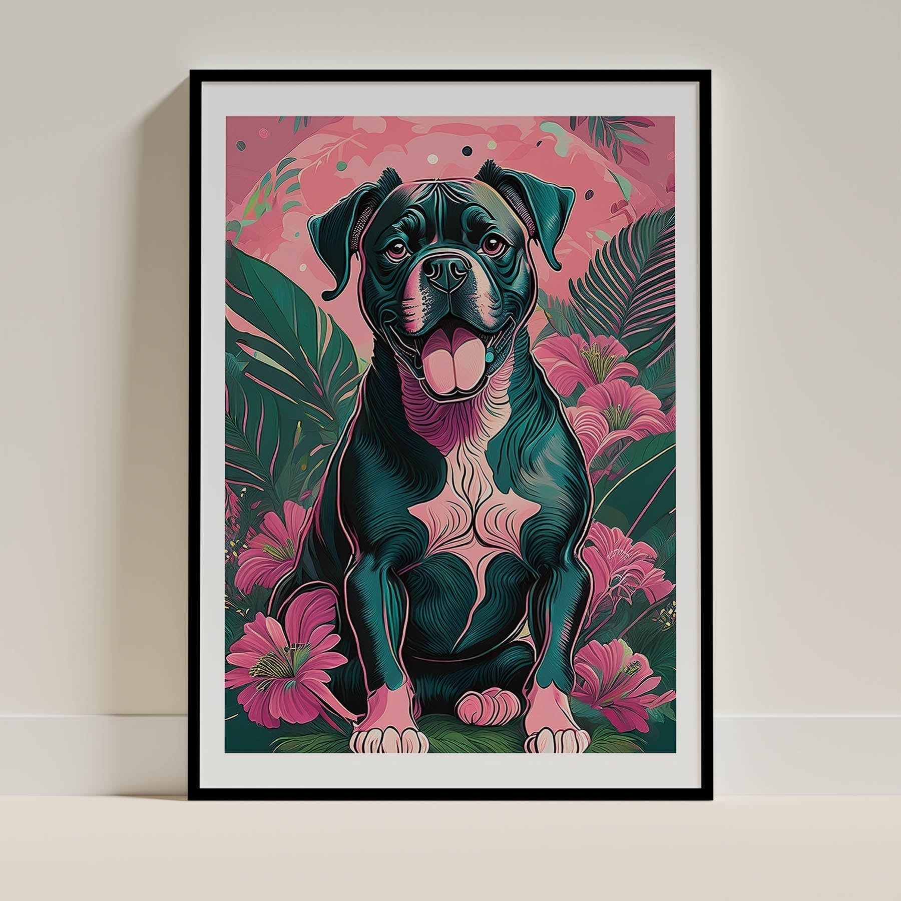 Boxer Dog Art Print Unframed Vol 2 | 11 Unique Designs | Wall Art Gift for Dog Lovers - Image 10 | Dogsy & Co