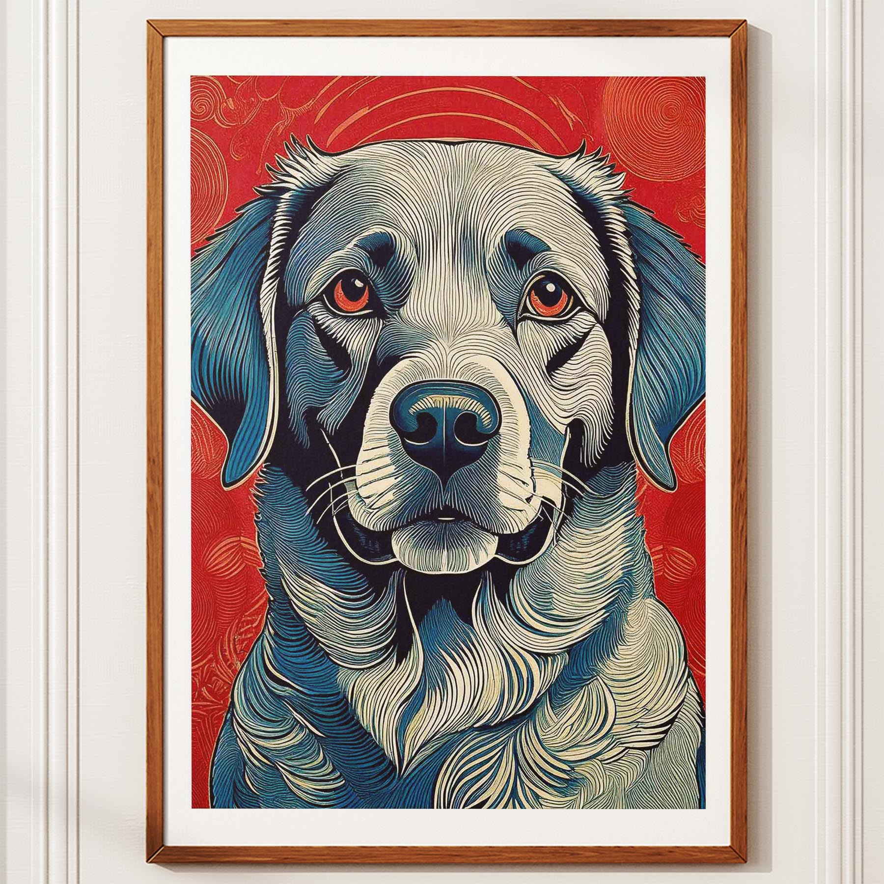 Labrador Retriever Hokusai Japanese Inspired Dog Series 3 image 10