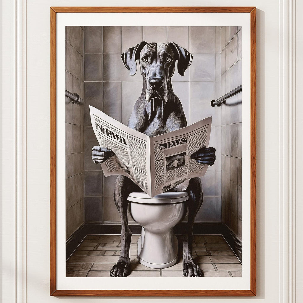 Great Dane Toilet Humour Dog Series 1 image 10