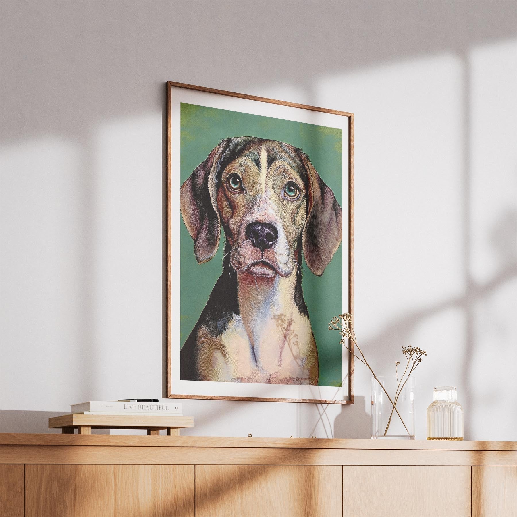 Beagle Green Painted Series image 5