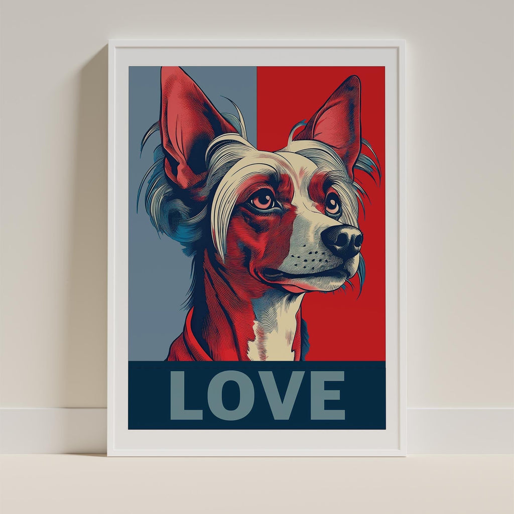 Chinese Crested LOVE Series Inspired by the Obama Poster image 9