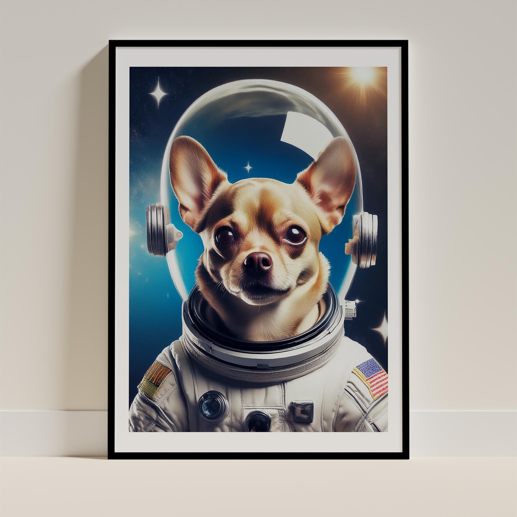 Chihuahua Astronaut Dog Series image 0