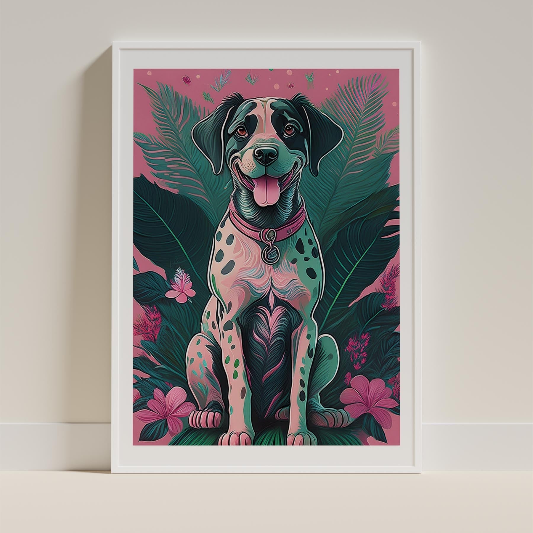 Dalmatian Flowery Dog image 9