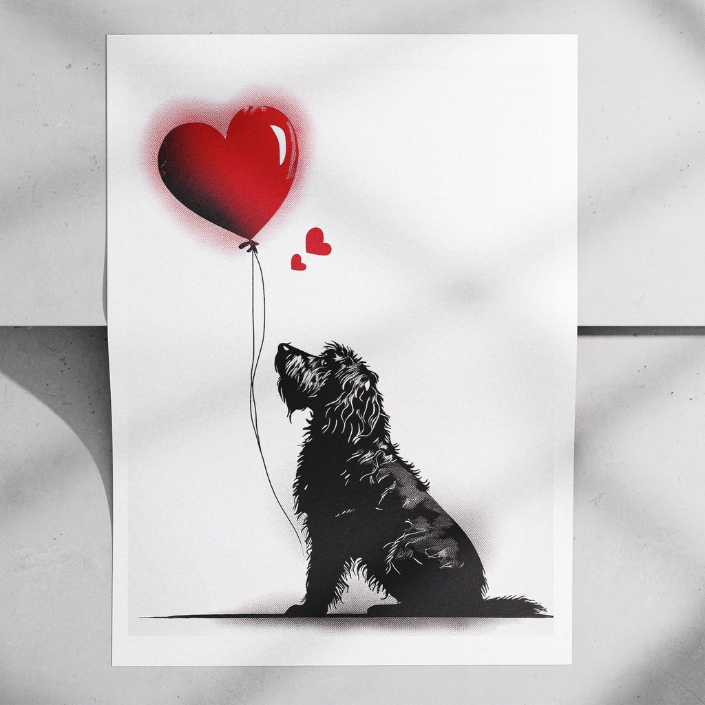 Old English Sheepdog DOGSY Series inspired by the Art of Banksy image 7