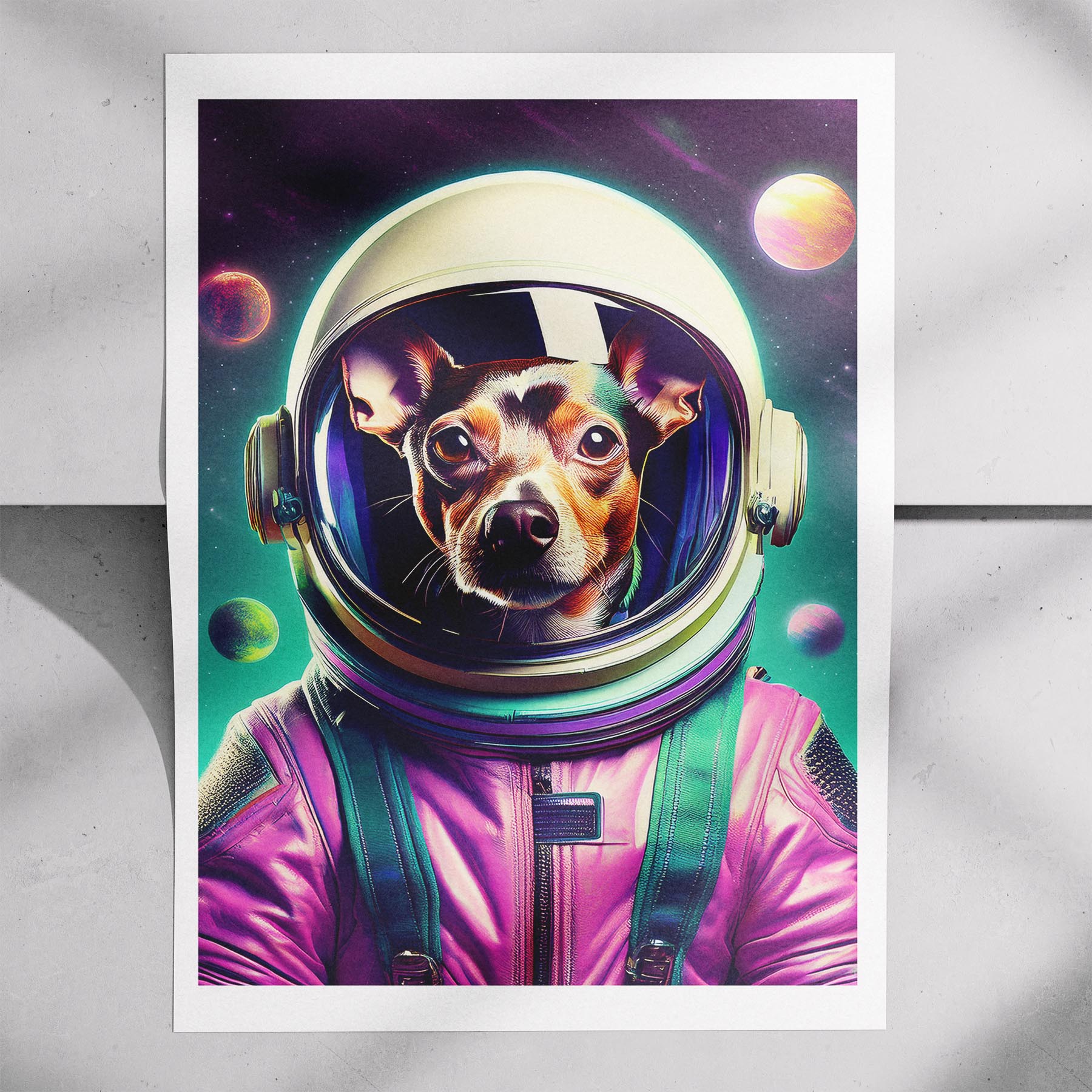 Miniature Pinscher Space Dogs Series image 7