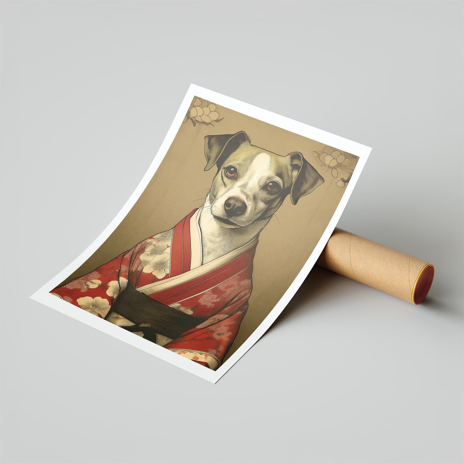 Jack Russell Japanse Kimono Dog Series image 6