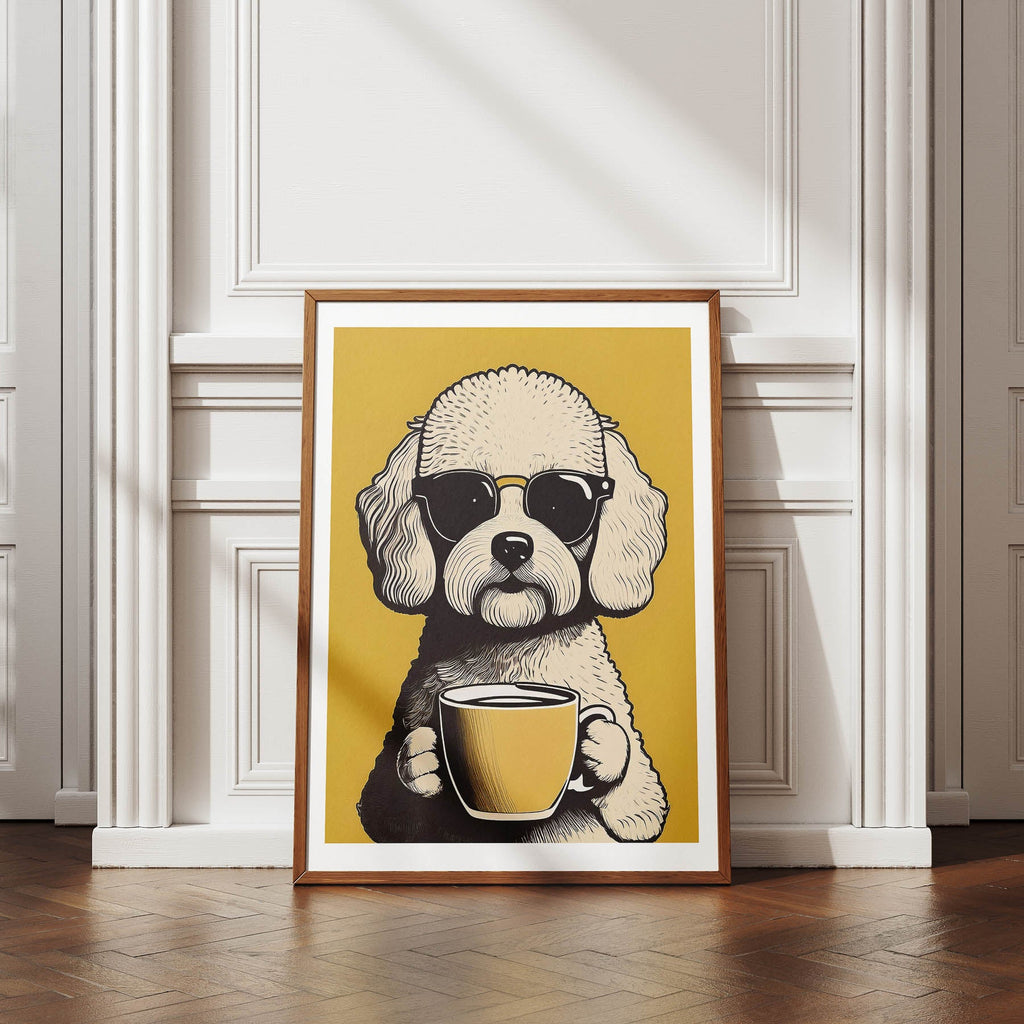 Bichon Frise Chillin Coffee Dog image 4