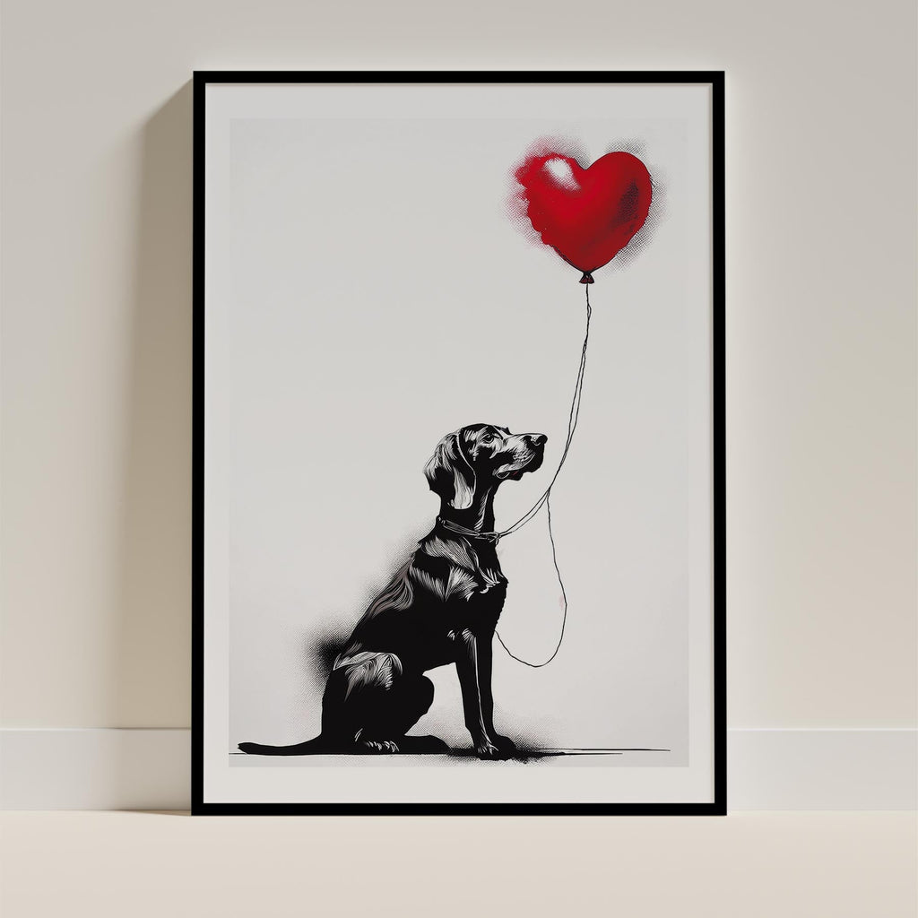 Hungarian Vizsla DOGSY Series inspired by the Art of Banksy image 0