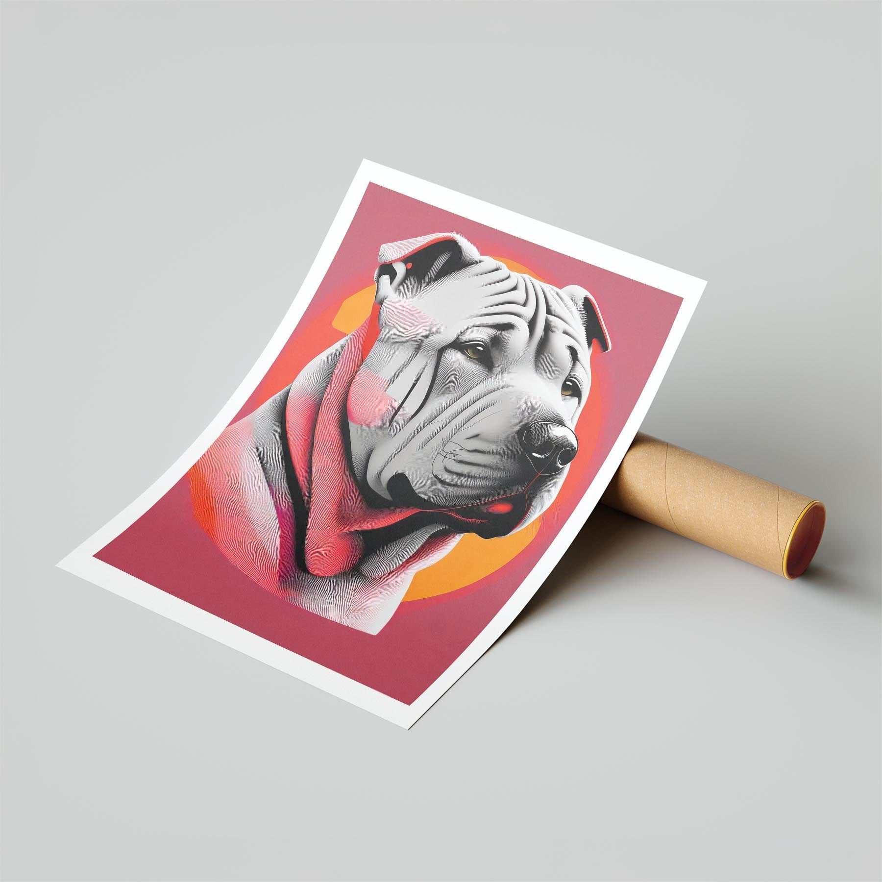 Shar Pei Modern Pop Dog Series image 6