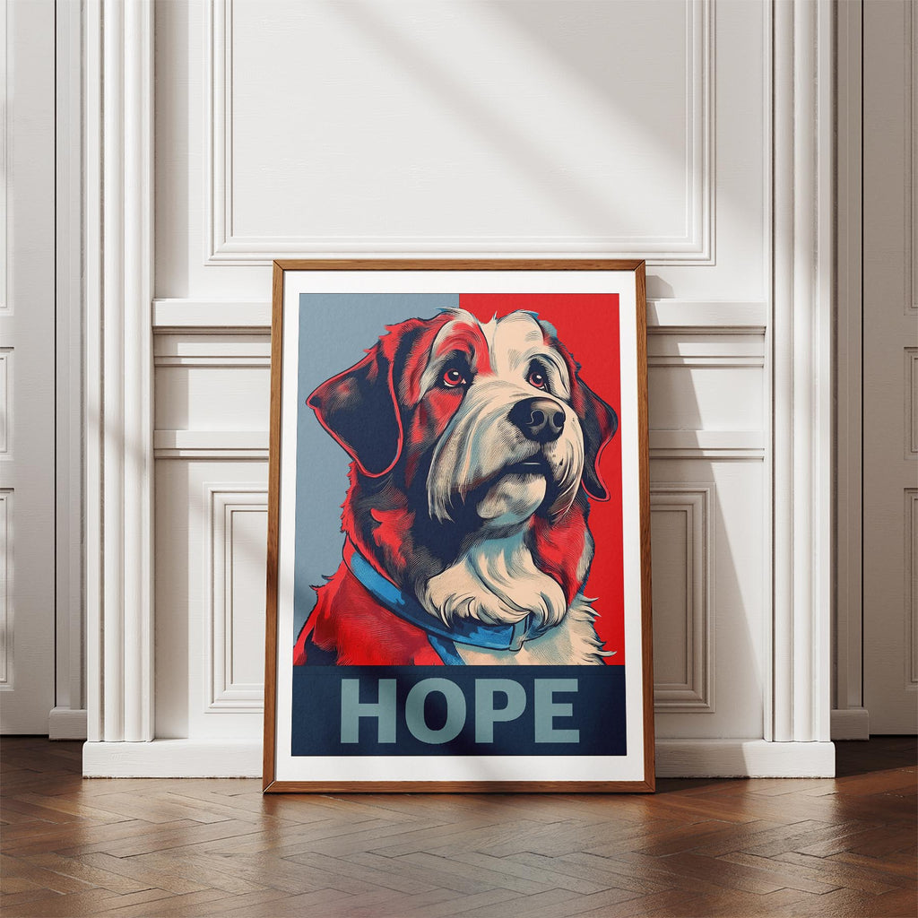 Smithfield Sheepdog HOPE Series Inspired by the Obama Poster image 4