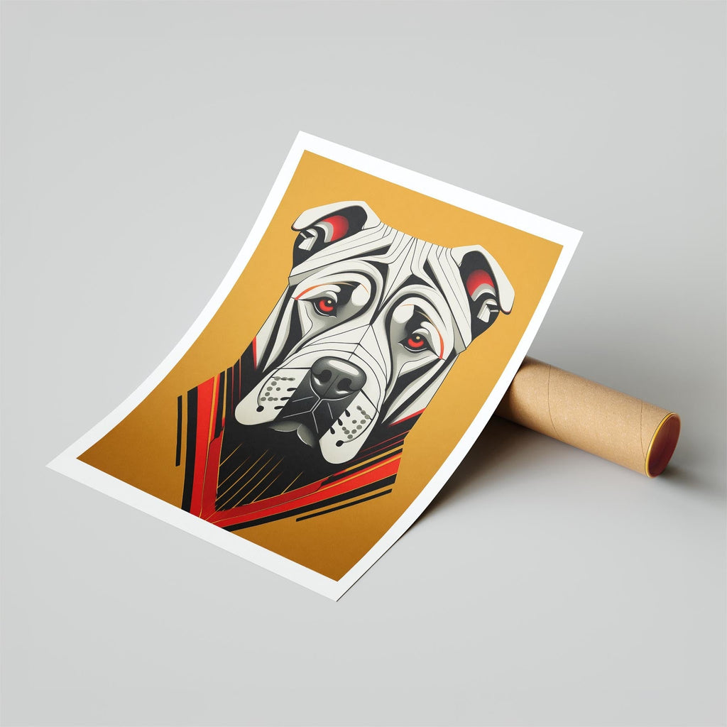 Shar Pei Geometric Orange Series image 6