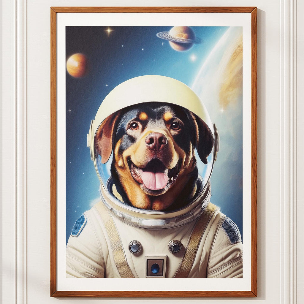 Rottweiler Astronaut Dog Series image 10