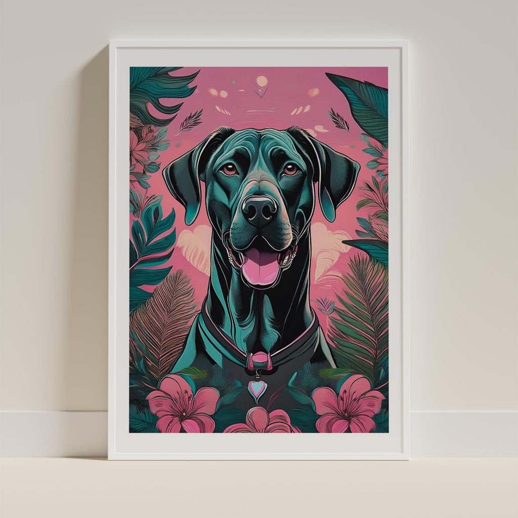 Great Dane Flowery Dog image 9