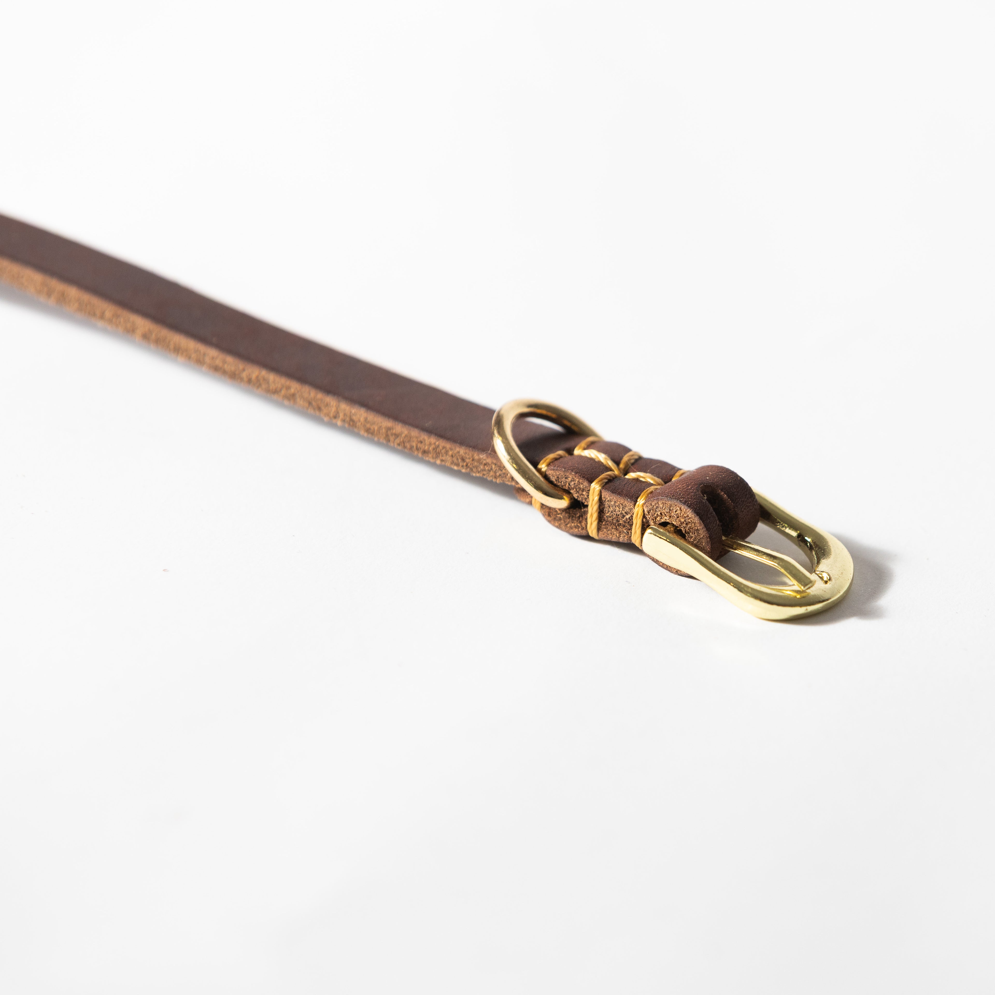 Tan Leather Dog Collar for Small - Medium Dogs & Cats - Image 12 | Dogsy & Co