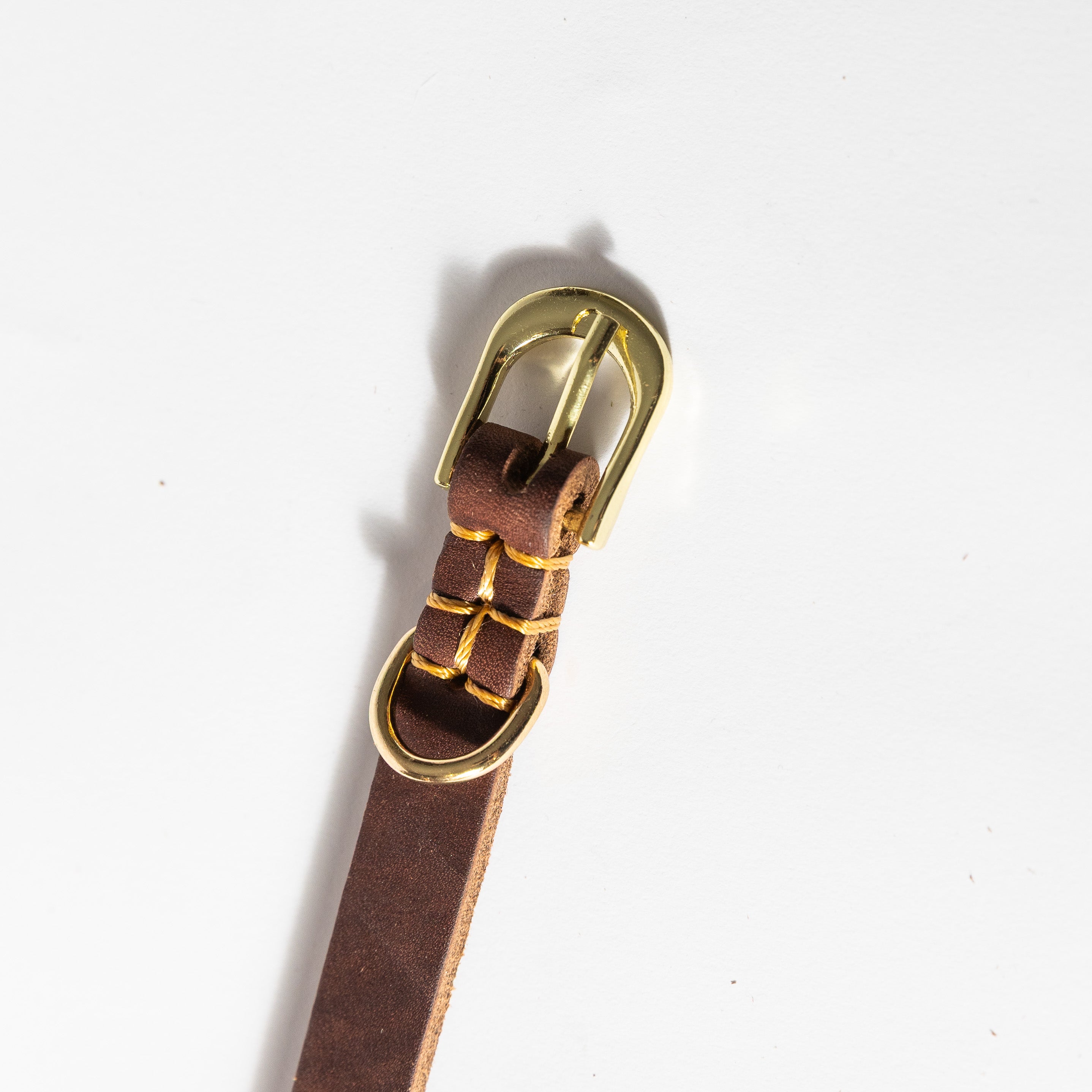 Tan Leather Dog Collar for Small - Medium Dogs & Cats - Image 13 | Dogsy & Co