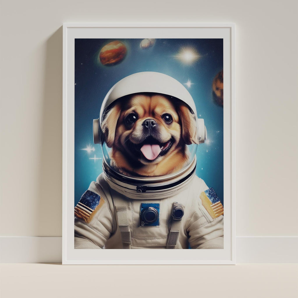 Pekingese Astronaut Dog Series image 9