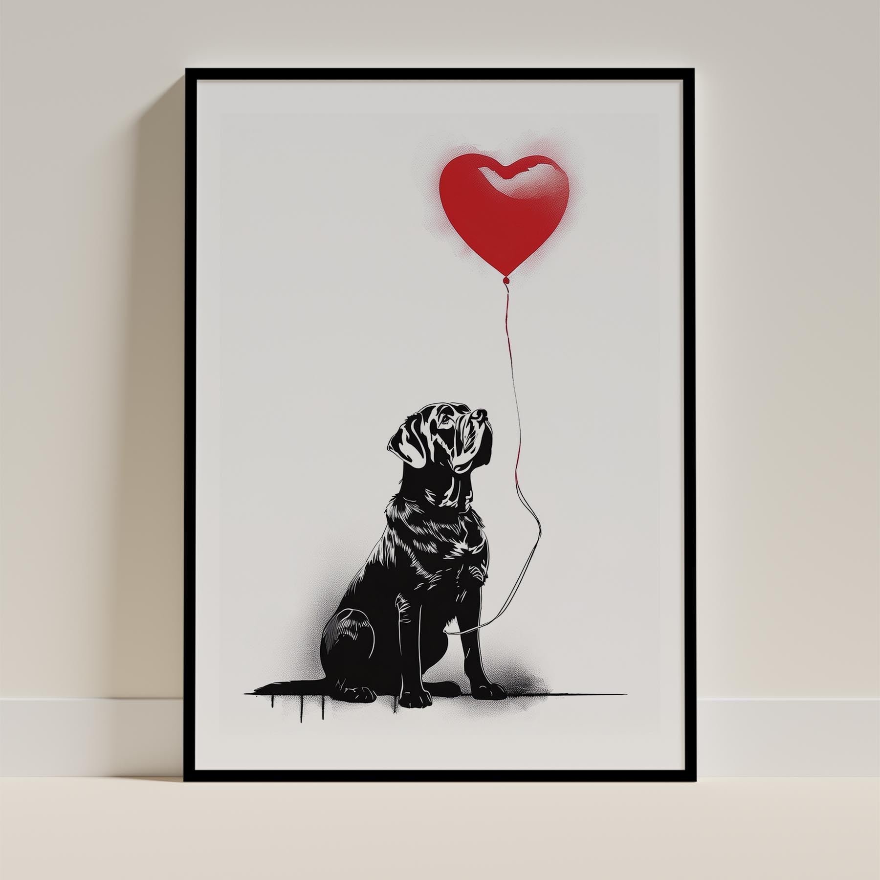 Neapolitan Mastiff DOGSY Series inspired by the Art of Banksy image 11
