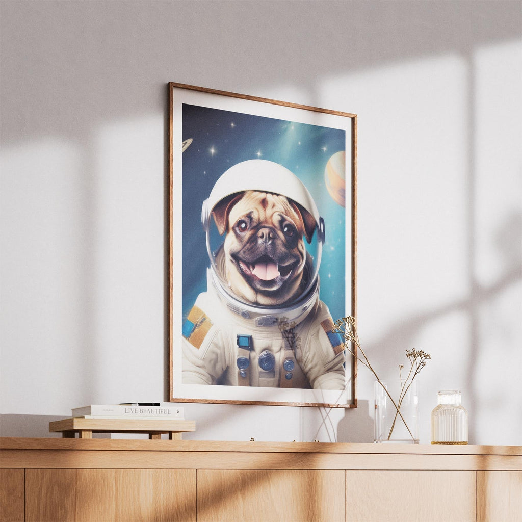 Pug Astronaut Dog Series image 5