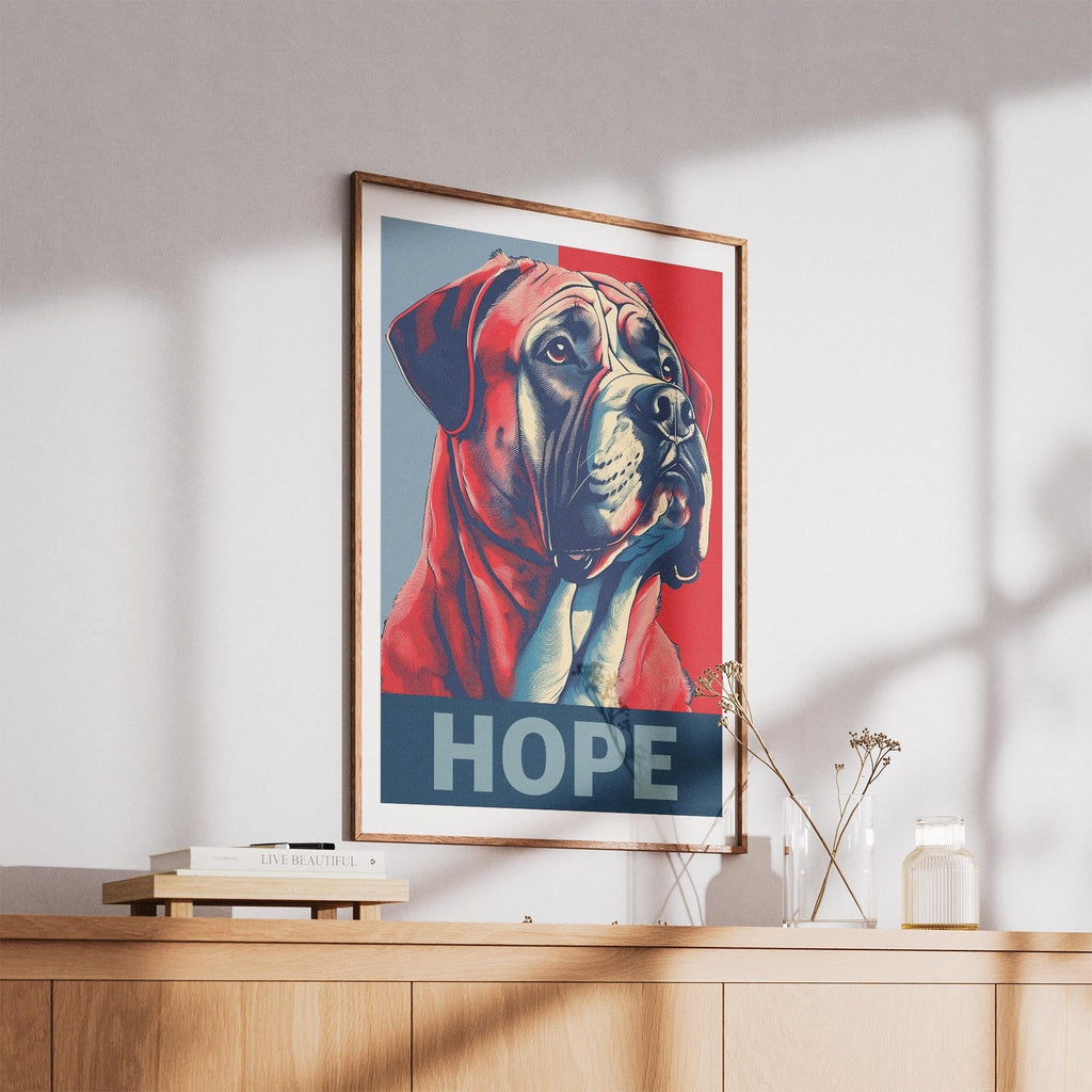 Mastiff HOPE Series Inspired by the Obama Poster image 5