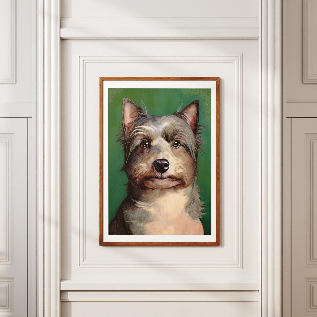 Australian Silky Terrier Green Painted Series image 3
