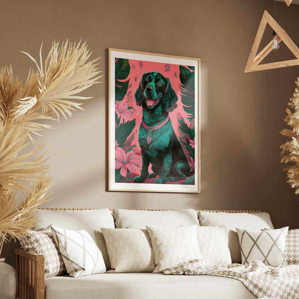 Irish Setter Flowery Dog image 5