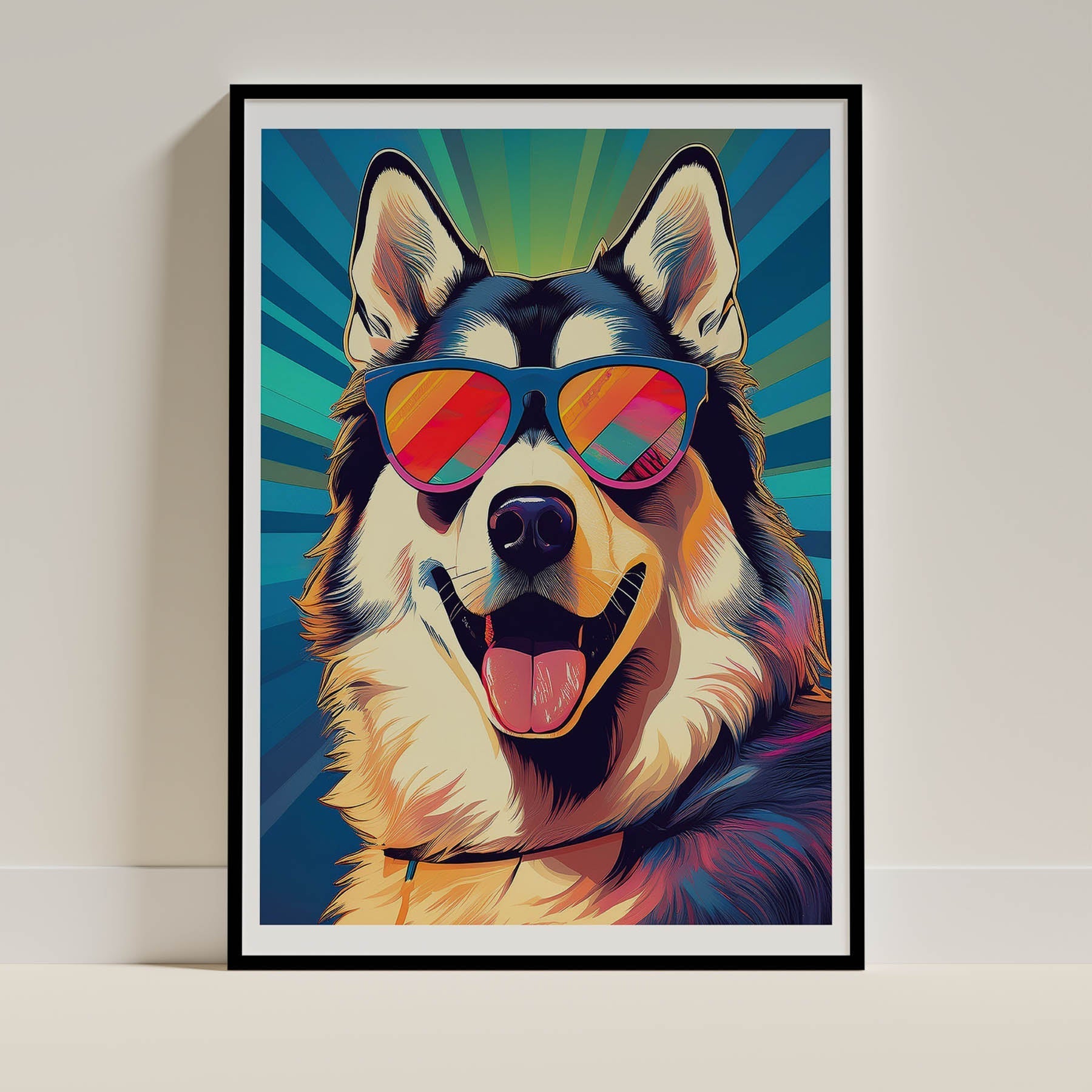 Alaskan Malamute Dog Art Print Unframed Vol 2 | 11 Unique Designs | Wall Art Gift for Dog Lovers - Image 7 | Dogsy & Co