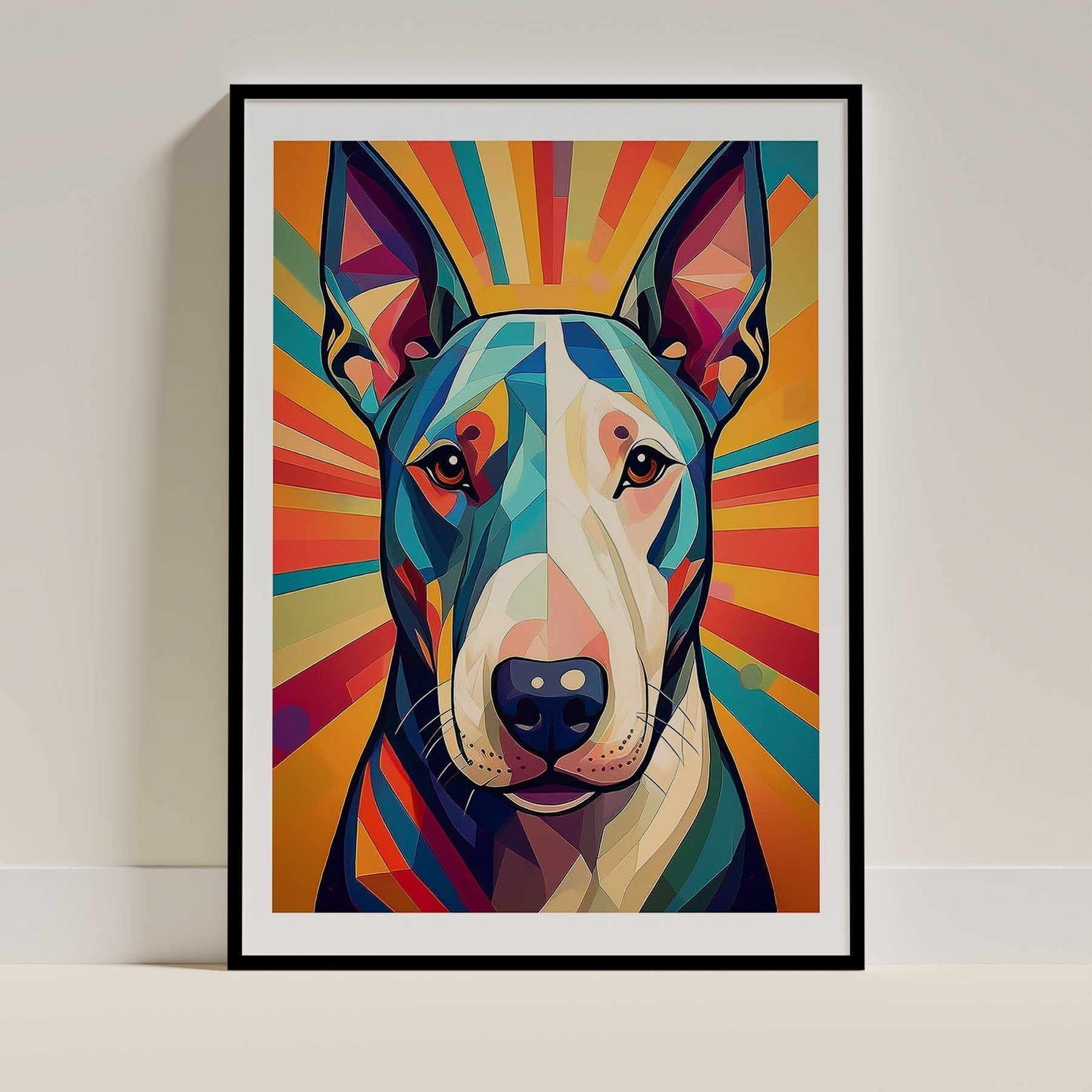 Bull Terrier Dog Art Print Unframed Vol 3 | 7 Unique Designs | Wall Art Gift for Dog Lovers - Image 6 | Dogsy & Co