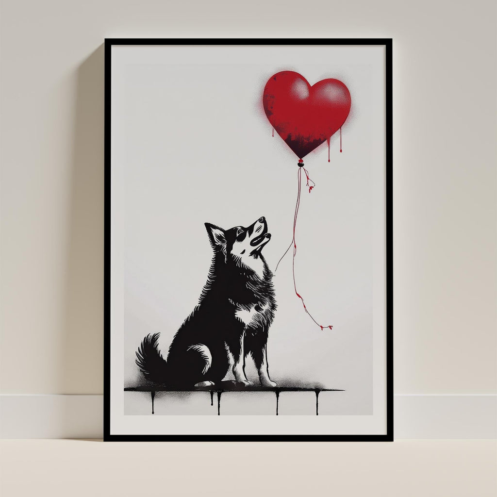 Finnish Lapphund DOGSY Series inspired by the Art of Banksy image 11
