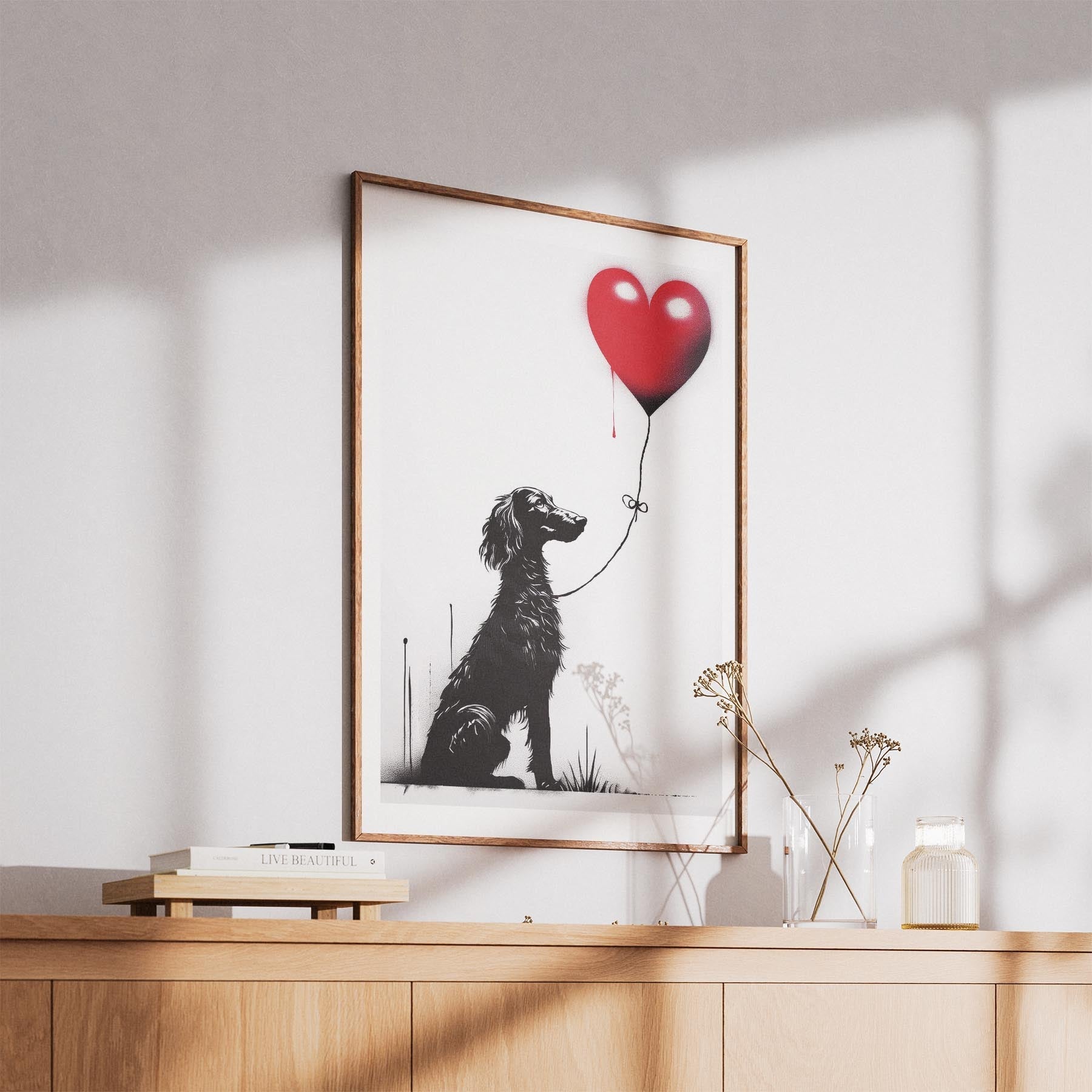 Borzoi DOGSY Series inspired by the Art of Banksy image 5