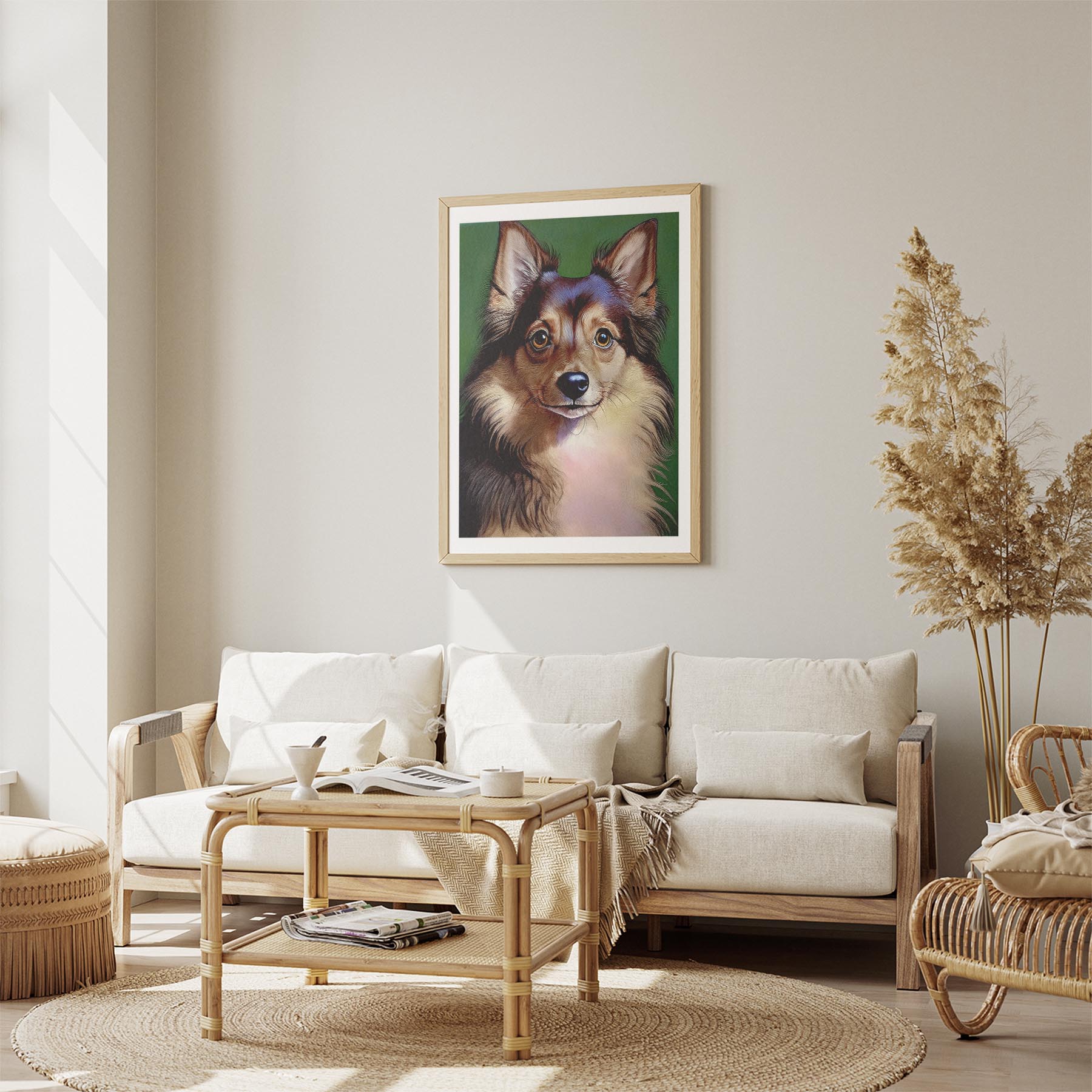 German Spitz Green Painted Series image 2