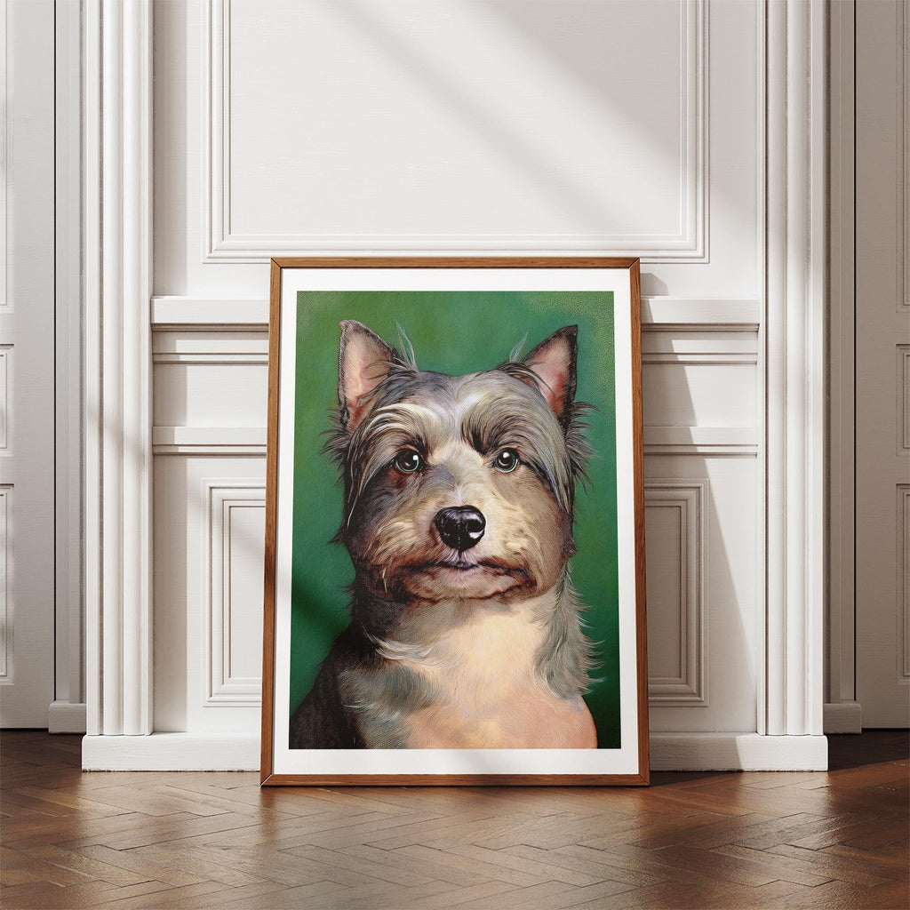 Australian Silky Terrier Green Painted Series image 4