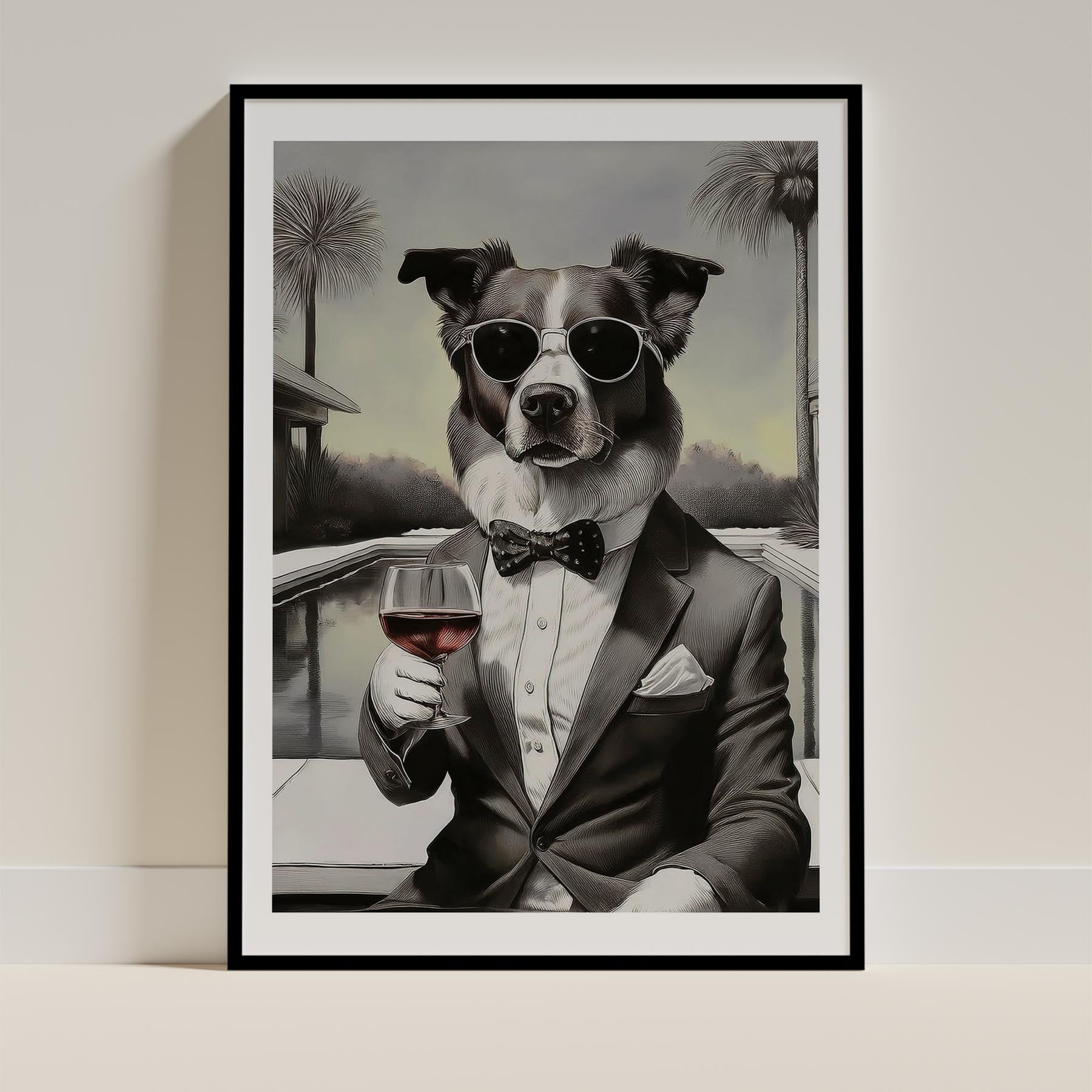 Border Collie Dog Art Print Unframed Vol 1 | 11 Unique Designs | Wall Art Gift for Dog Lovers - Image 7 | Dogsy & Co