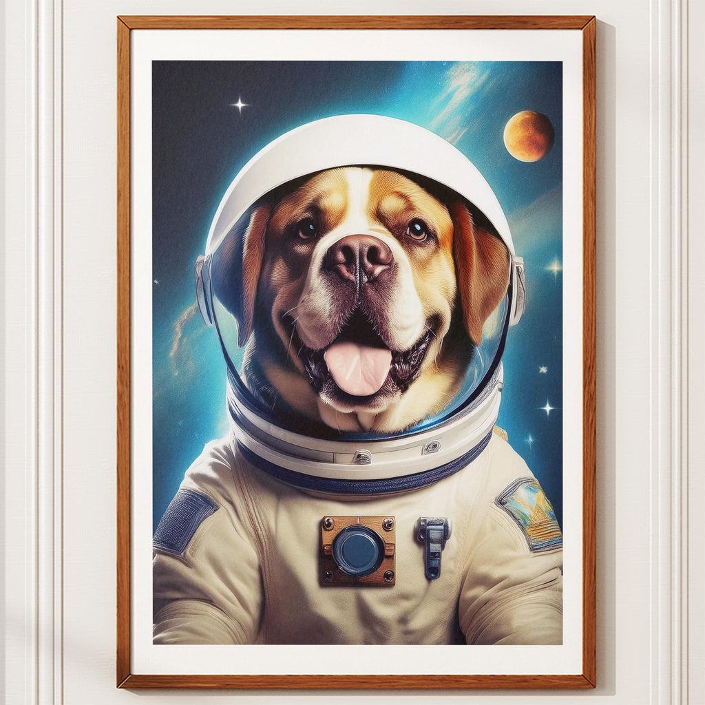 Saint Bernard Astronaut Dog Series image 10