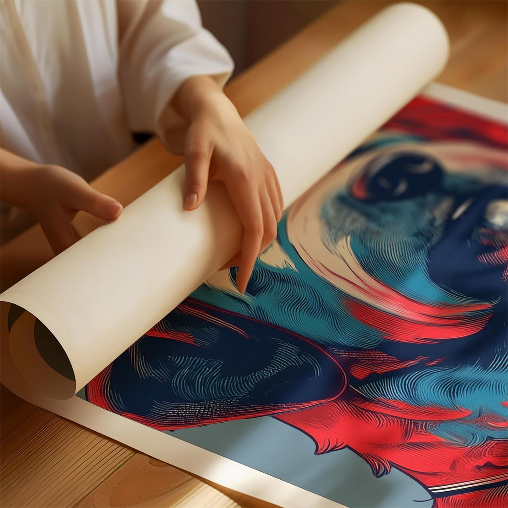 Coton de Tulear LOVE Series Inspired by the Obama Poster image 1