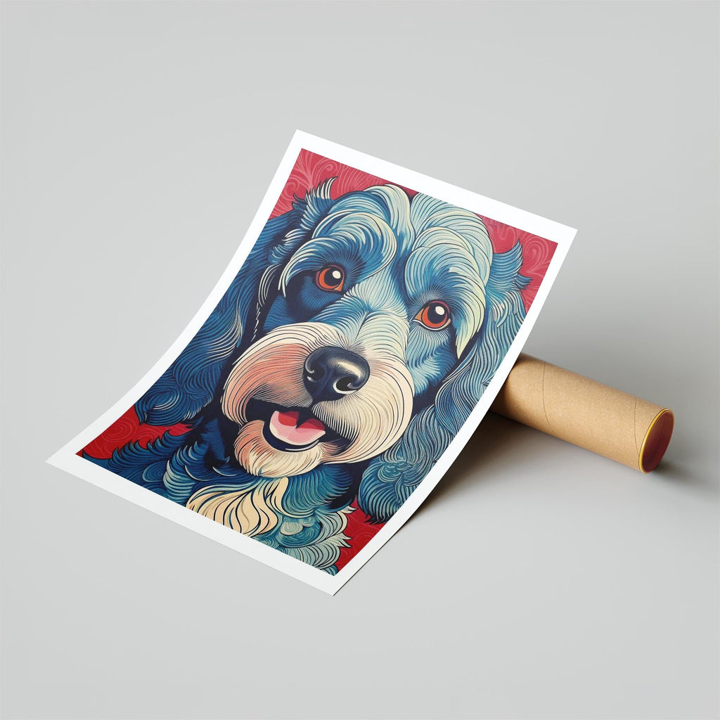 Cavoodle Hokusai Japanese Inspired Dog Series 3 image 6