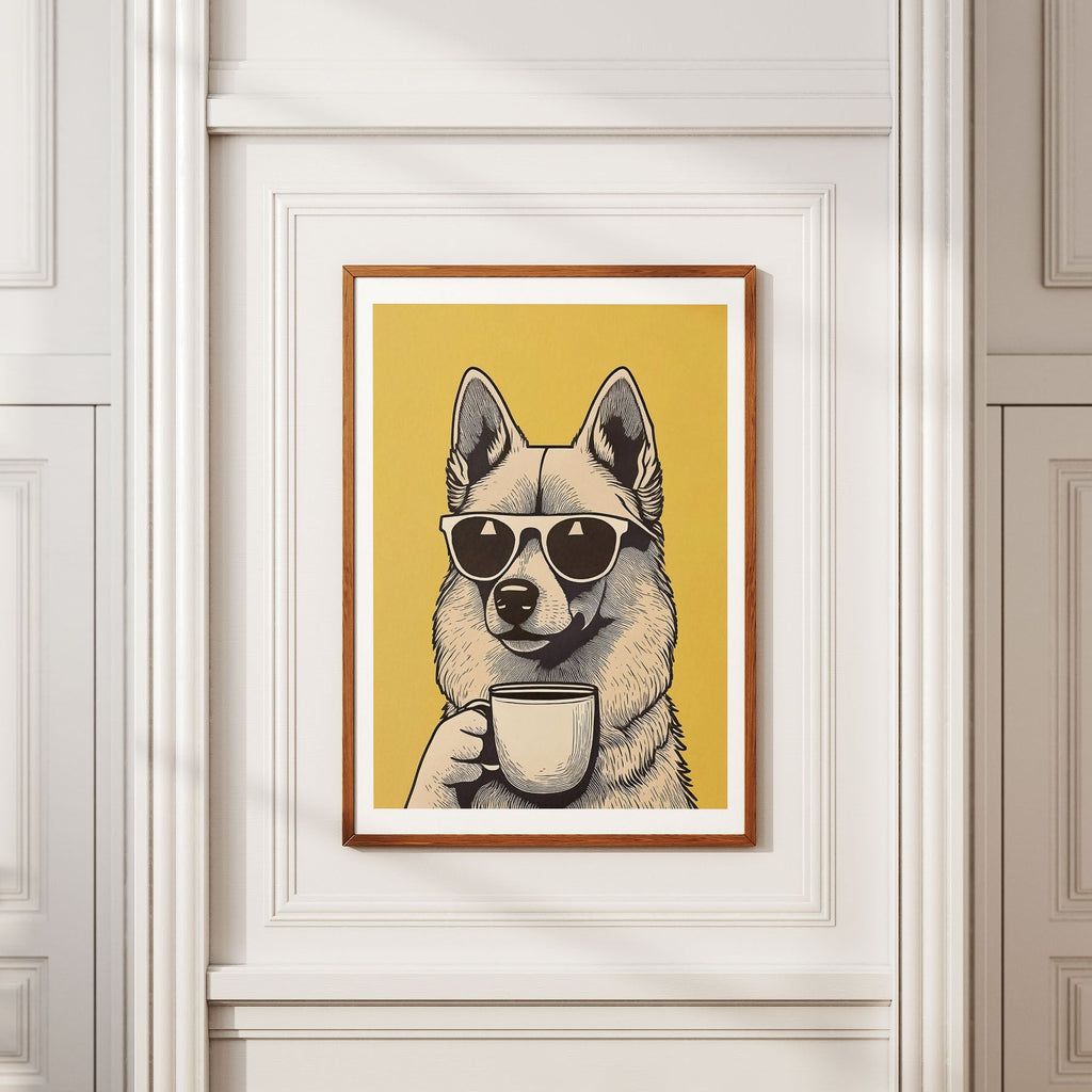 German Spitz Chillin Coffee Dog image 2