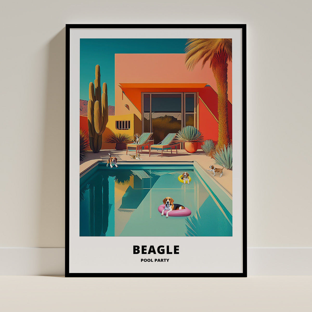 Beagle Dog Art Print Unframed Vol 2 | 11 Unique Designs | Wall Art Gift for Dog Lovers - Image 11 | Dogsy & Co